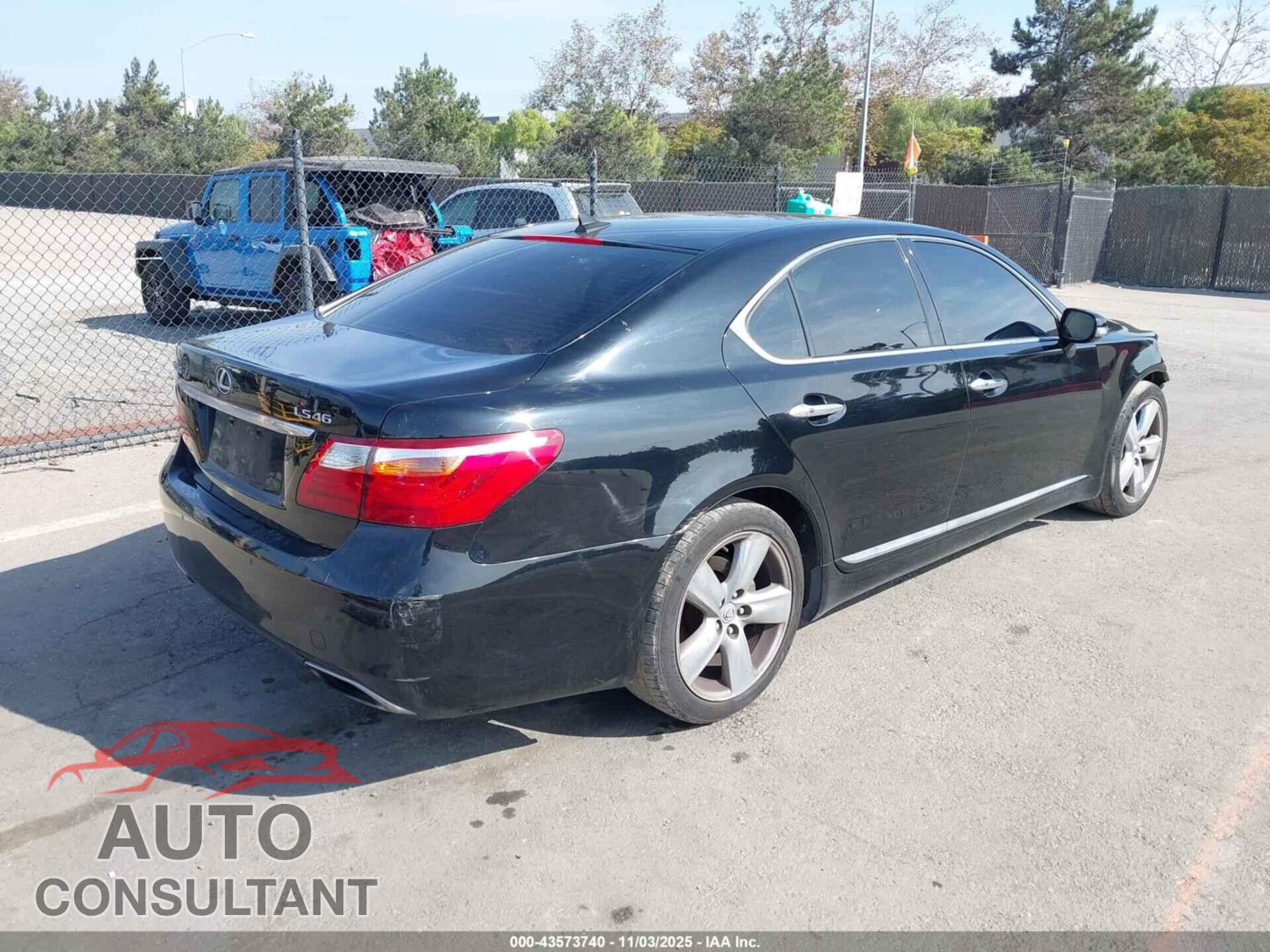 LEXUS LS 460 2011 - JTHBL5EF4B5105025