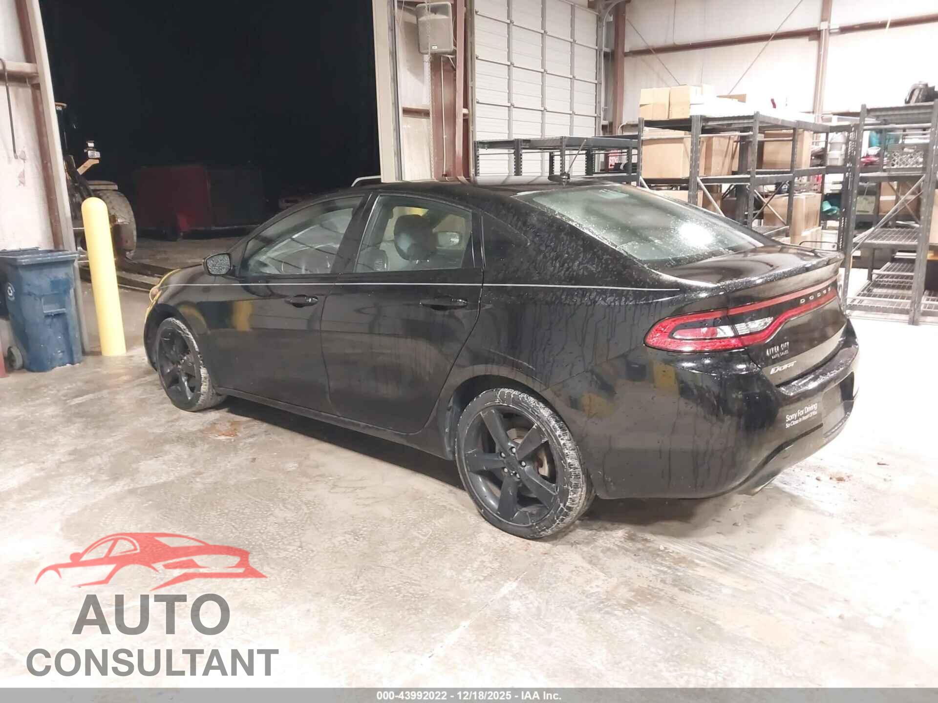 DODGE DART 2015 - 1C3CDFBB3FD302102