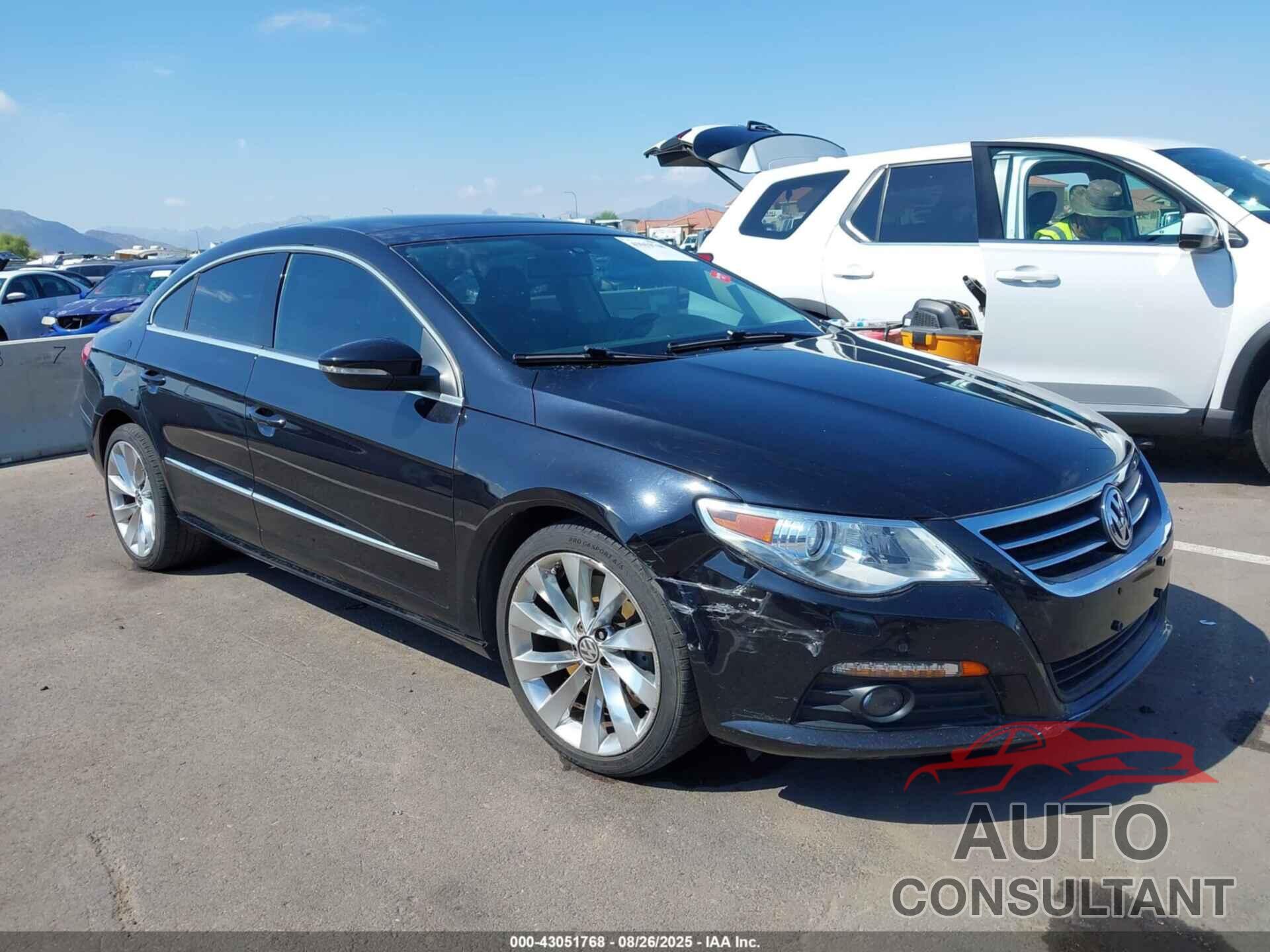 VOLKSWAGEN CC 2012 - WVWGU7AN6CE538201
