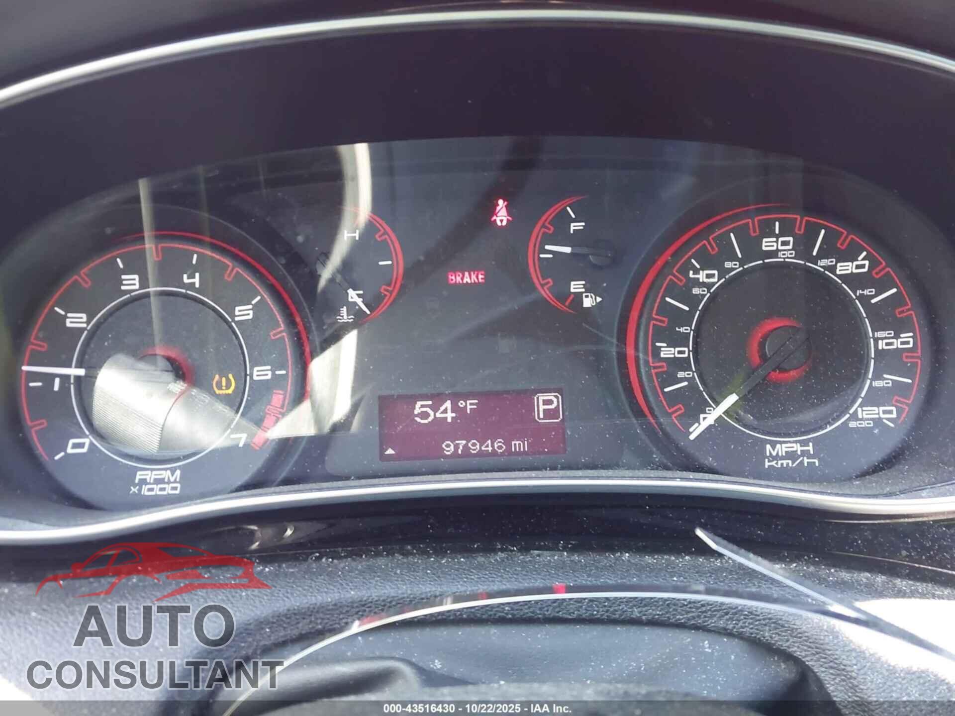 DODGE DART 2013 - 1C3CDFAA9DD178309