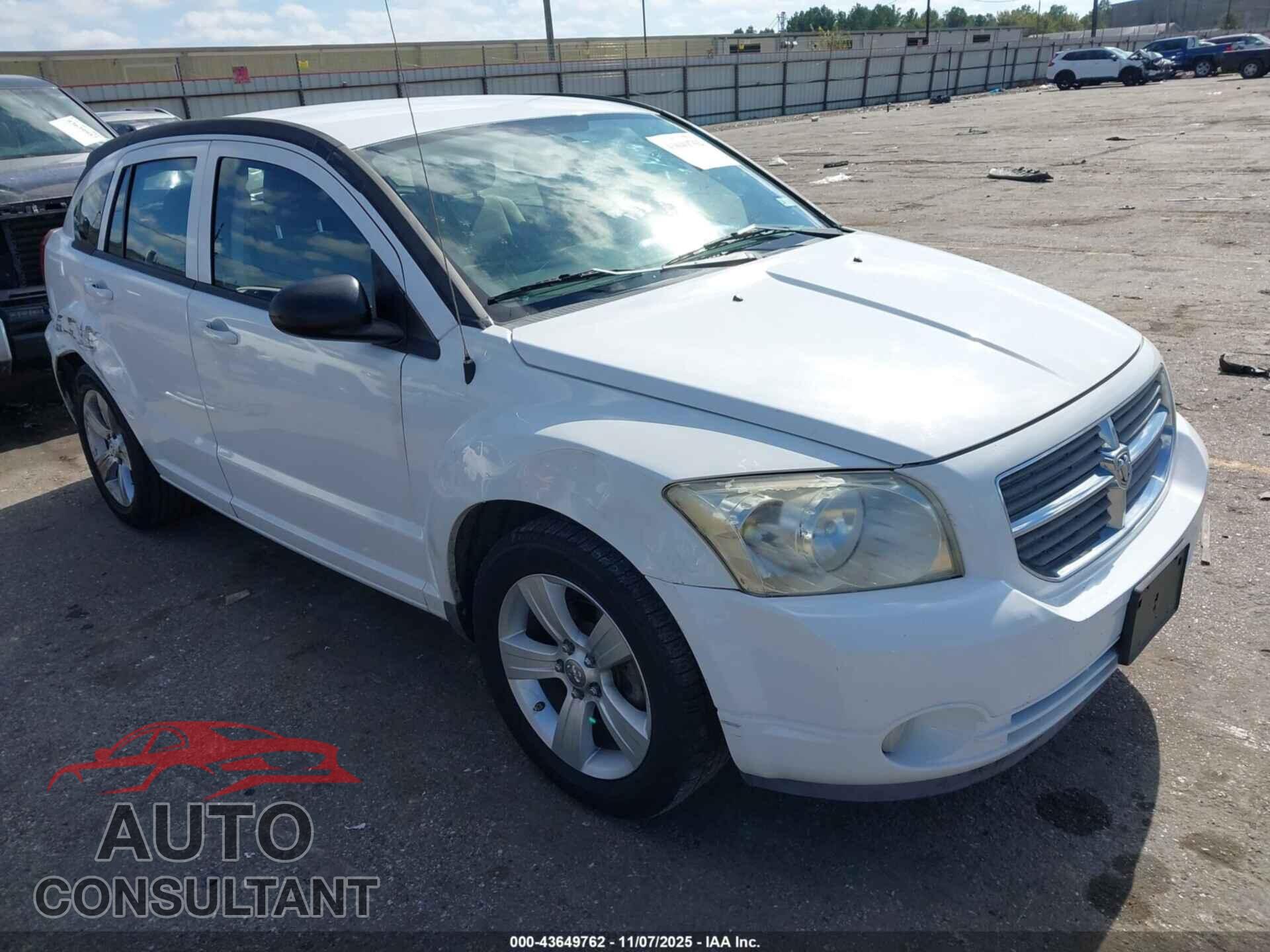 DODGE CALIBER 2012 - 1C3CDWDA0CD535063
