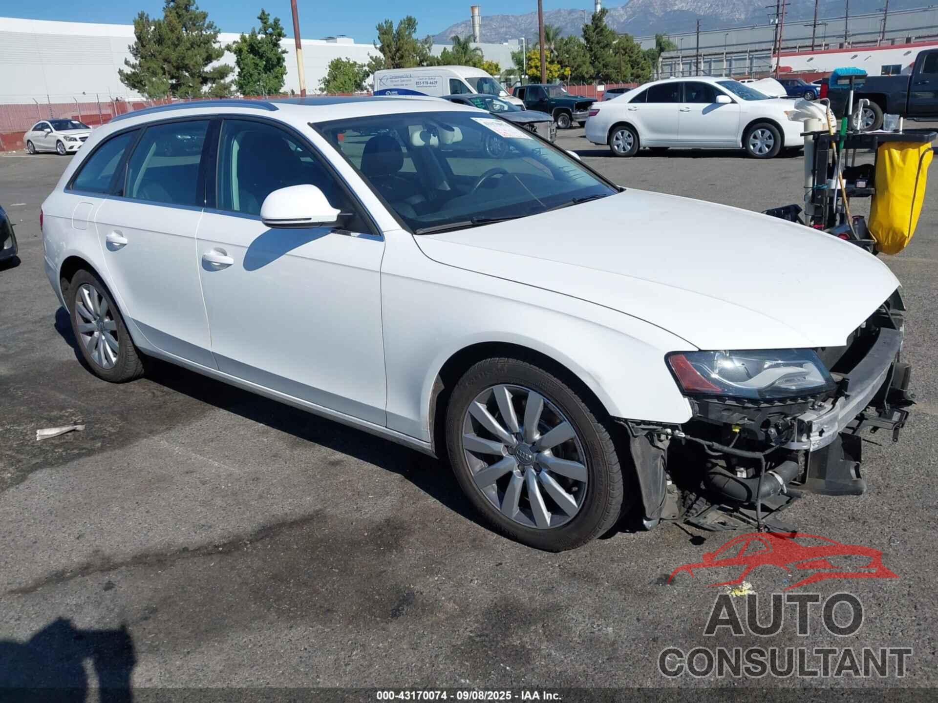AUDI A4 2009 - WAUGF78K79A211177