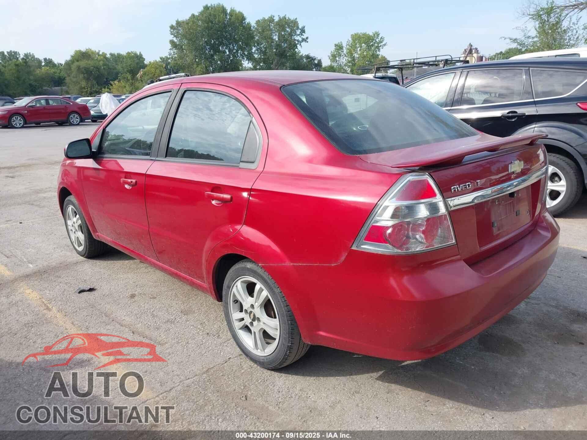 CHEVROLET AVEO 2011 - KL1TG5DE2BB129643
