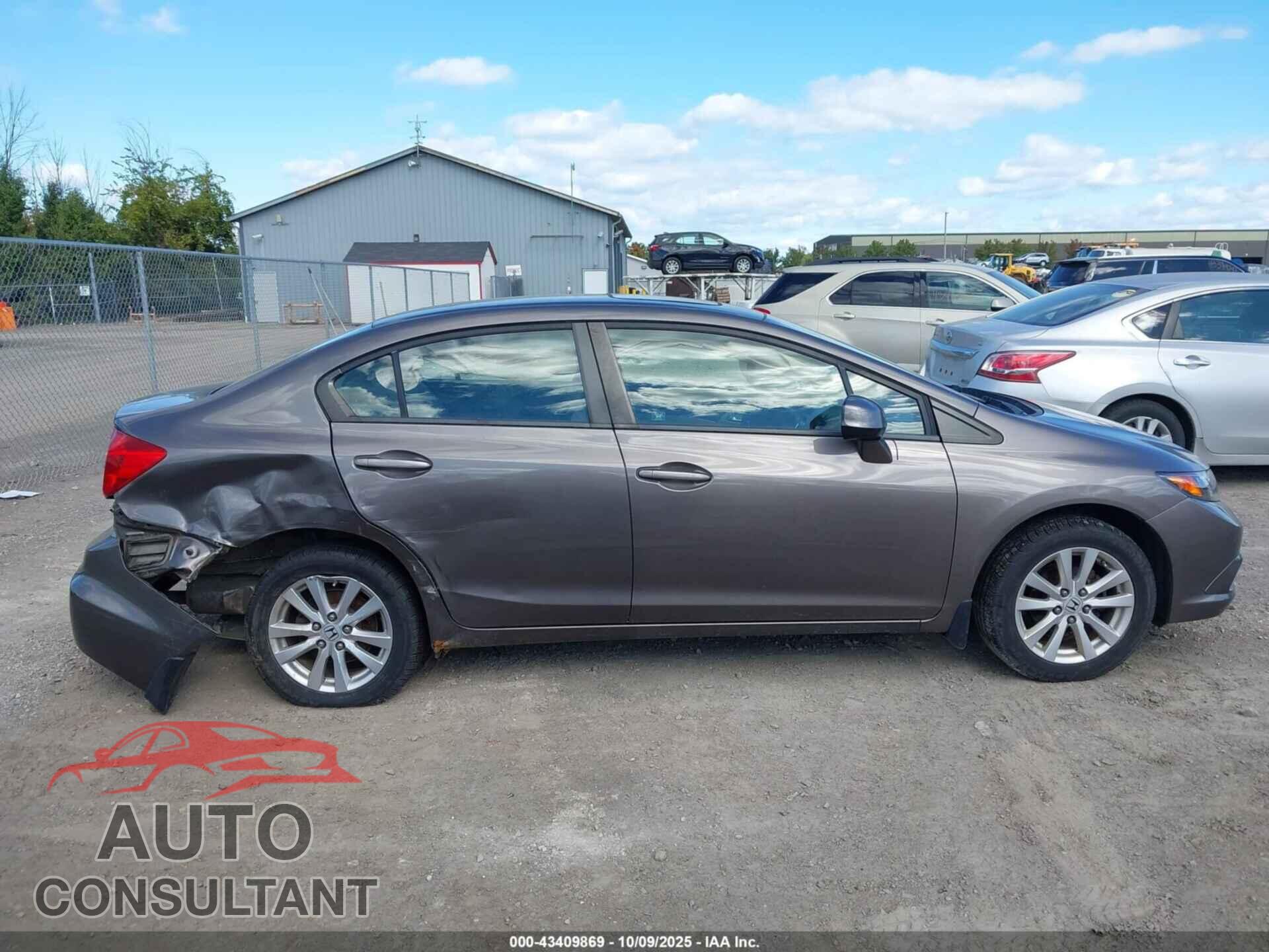 HONDA CIVIC 2012 - 19XFB2F89CE087339