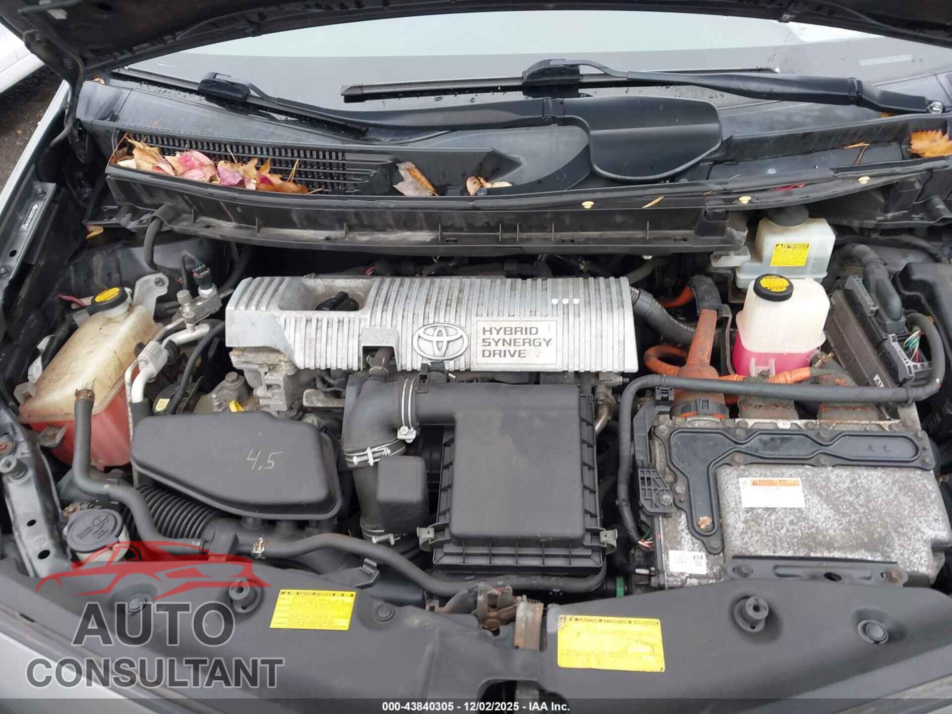 TOYOTA PRIUS V 2012 - JTDZN3EU1C3148747