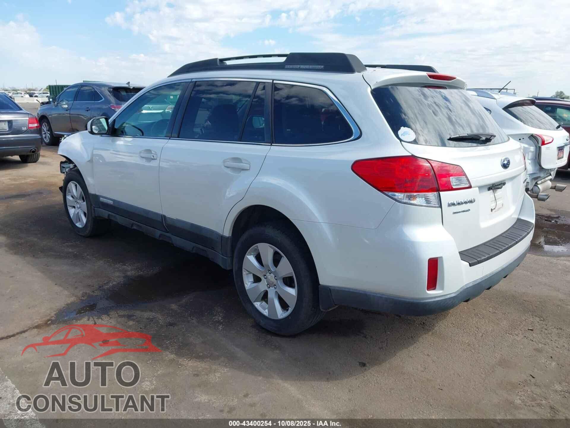 SUBARU OUTBACK 2011 - 4S4BRBCC1B3328024