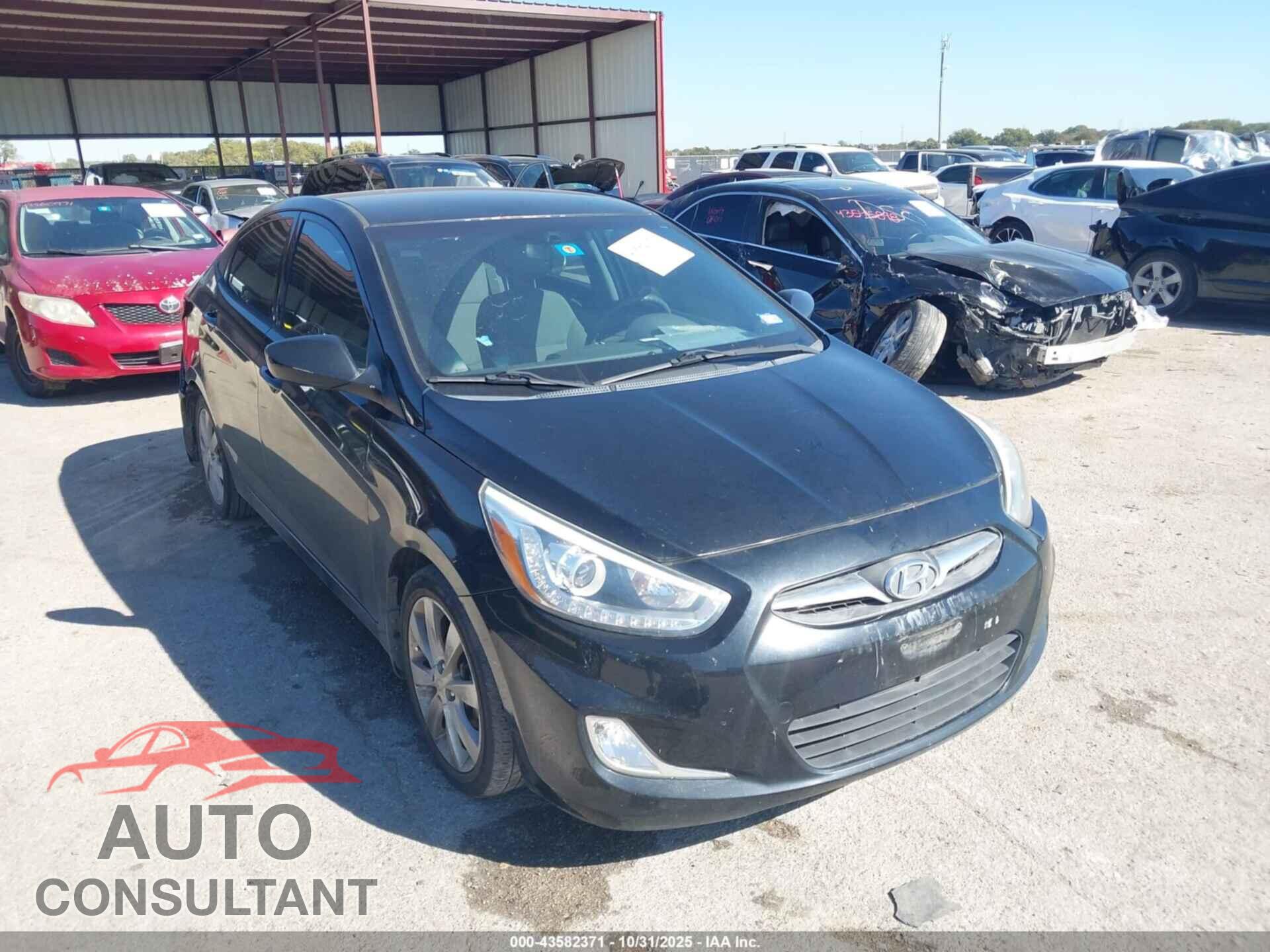 HYUNDAI ACCENT 2014 - KMHCU4AEXEU771385