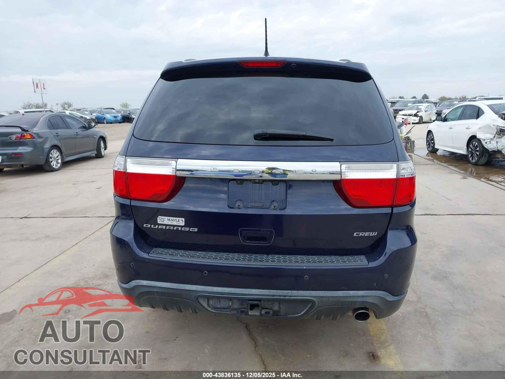 DODGE DURANGO 2013 - 1C4RDHDG5DC665689