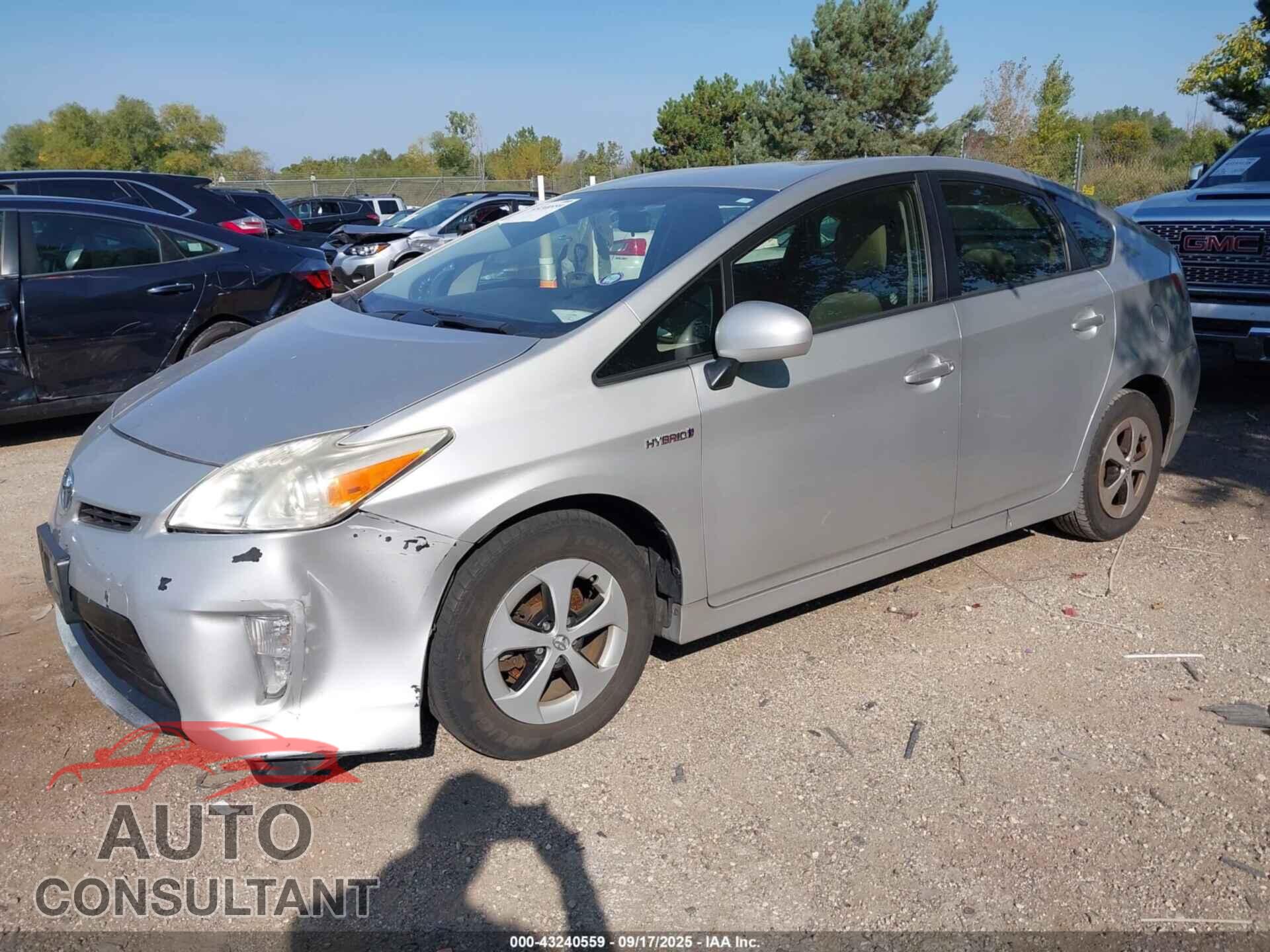 TOYOTA PRIUS 2012 - JTDKN3DU5C5502082