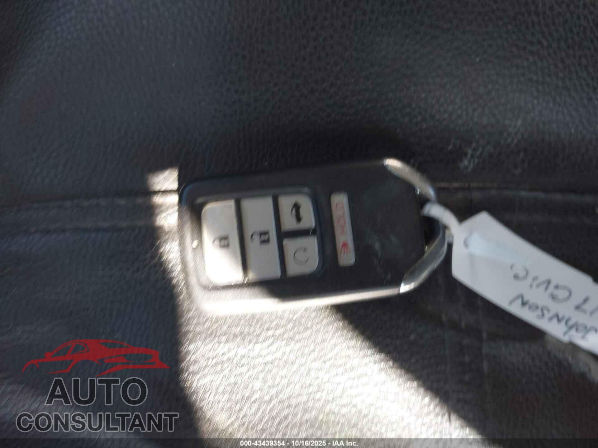 HONDA CIVIC 2017 - 19XFC2F78HE231863