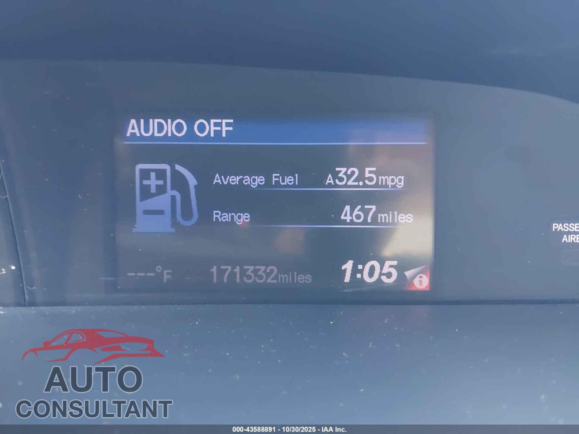 HONDA CIVIC 2013 - 19XFB2F88DE219959