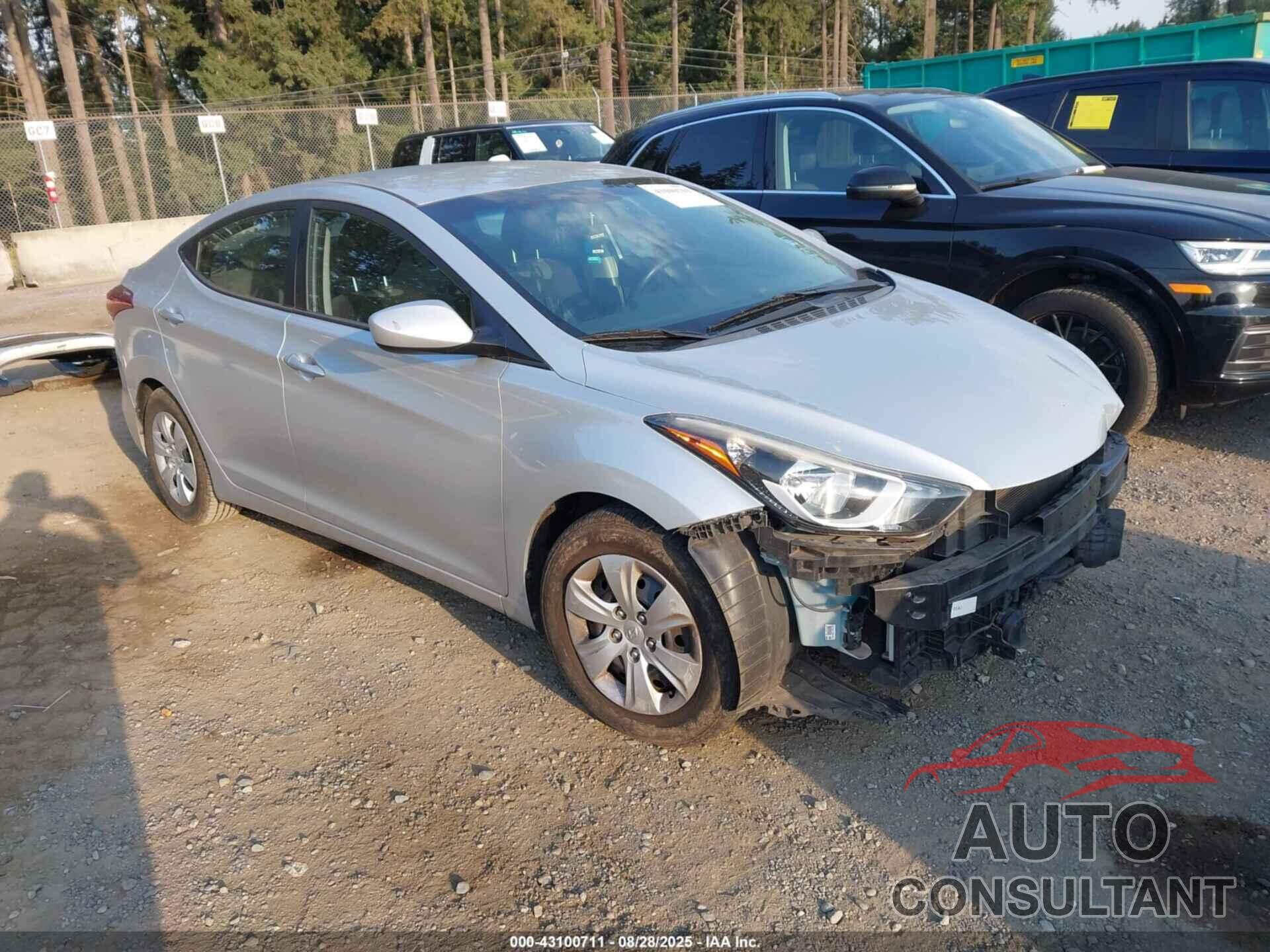 HYUNDAI ELANTRA 2016 - 5NPDH4AE7GH756109