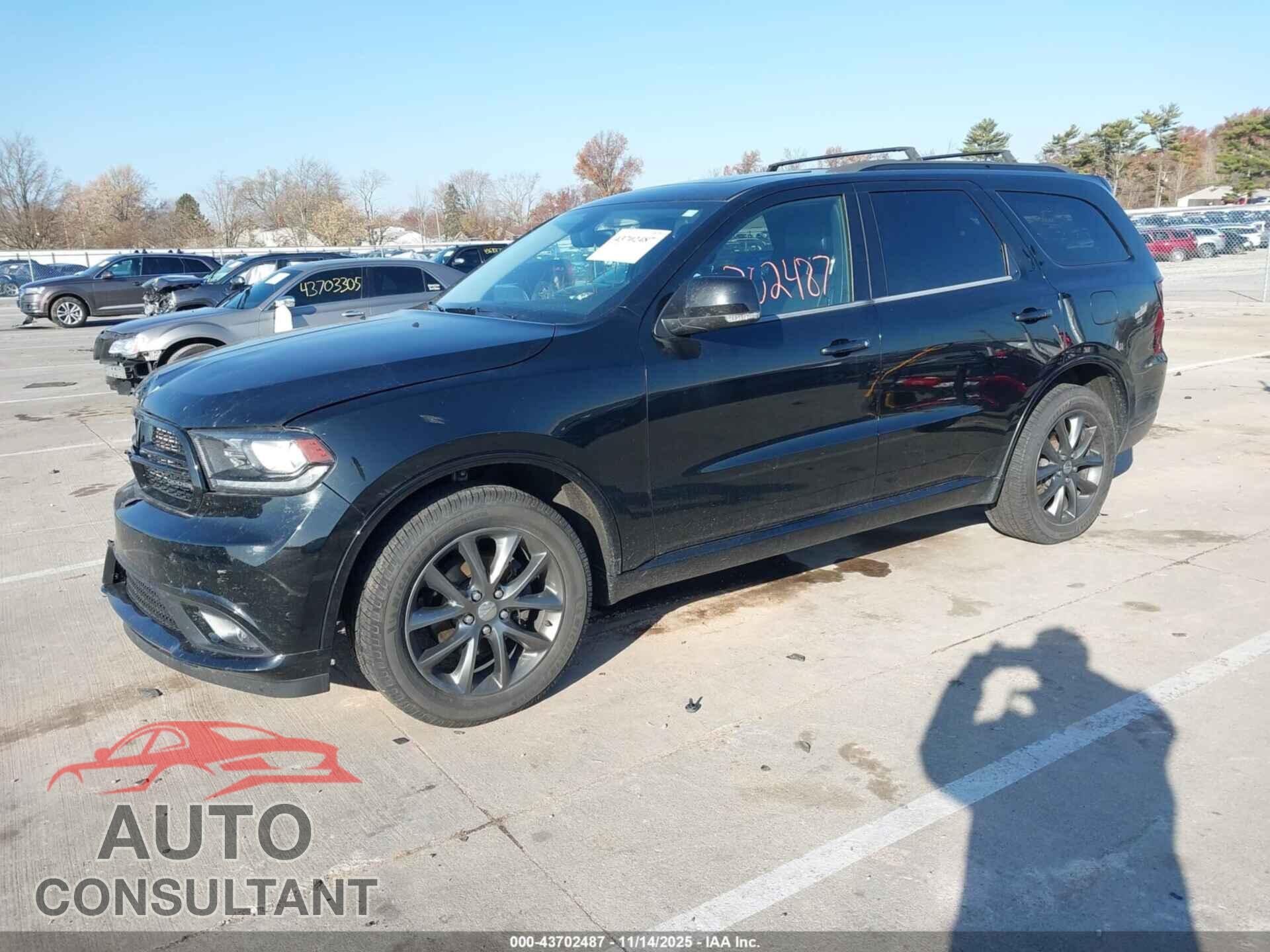 DODGE DURANGO 2017 - 1C4RDJDG6HC644167