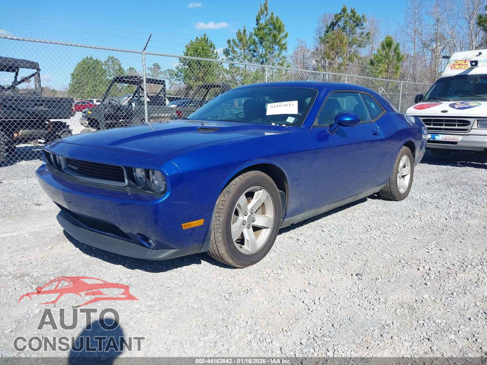 DODGE CHALLENGER 2012 - 2C3CDYAGXCH254542