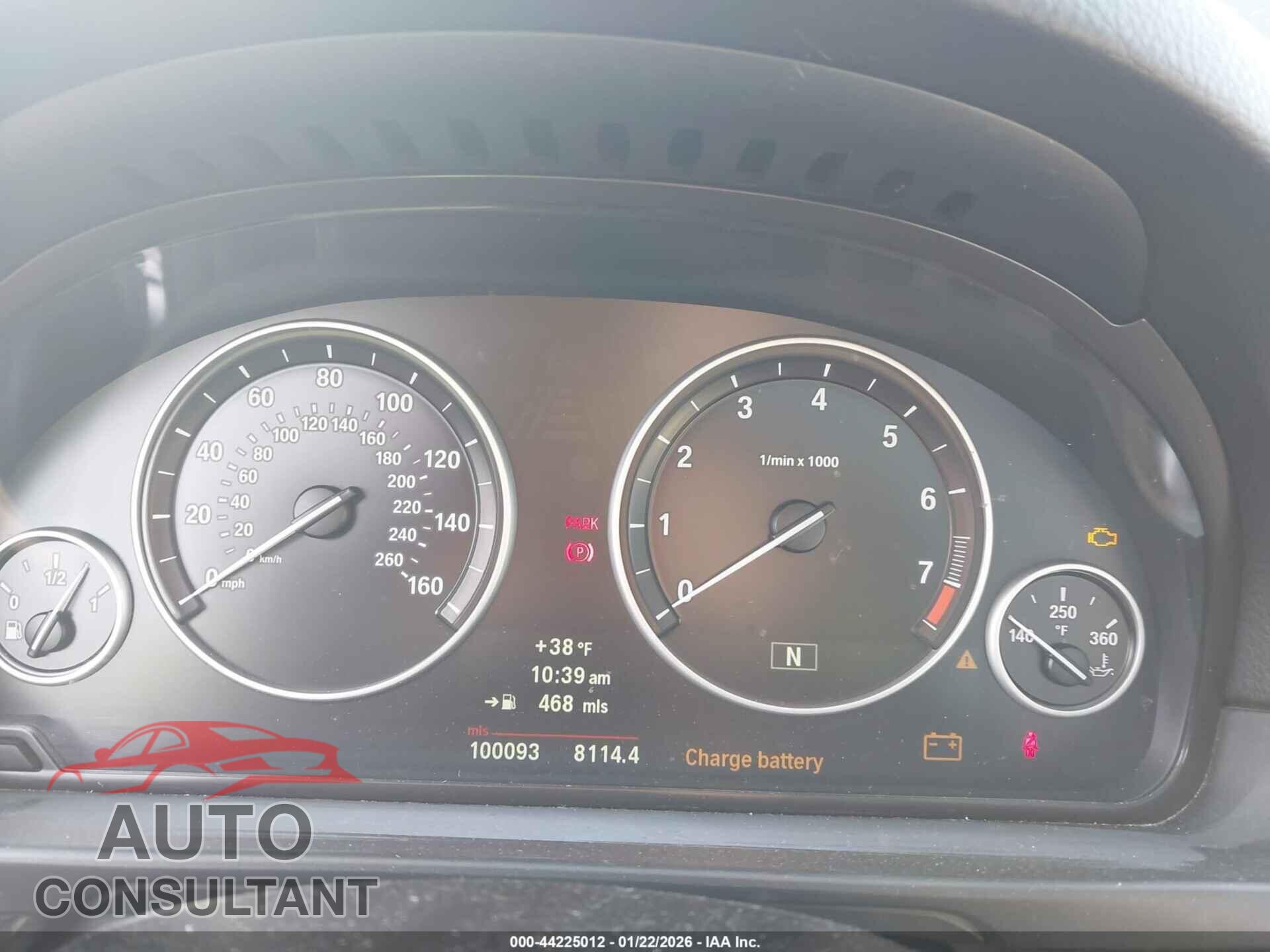 BMW 528I 2012 - WBAXH5C59CDW09836