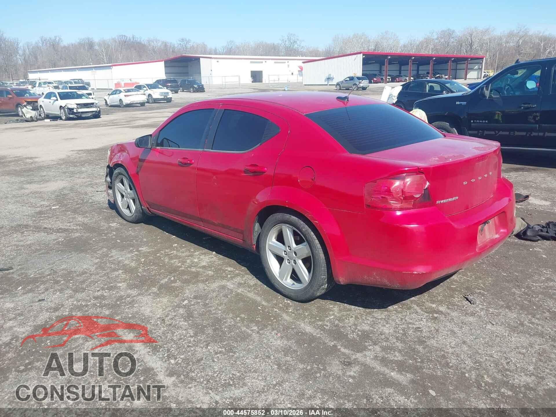 DODGE AVENGER 2013 - 1C3CDZAB0DN662244