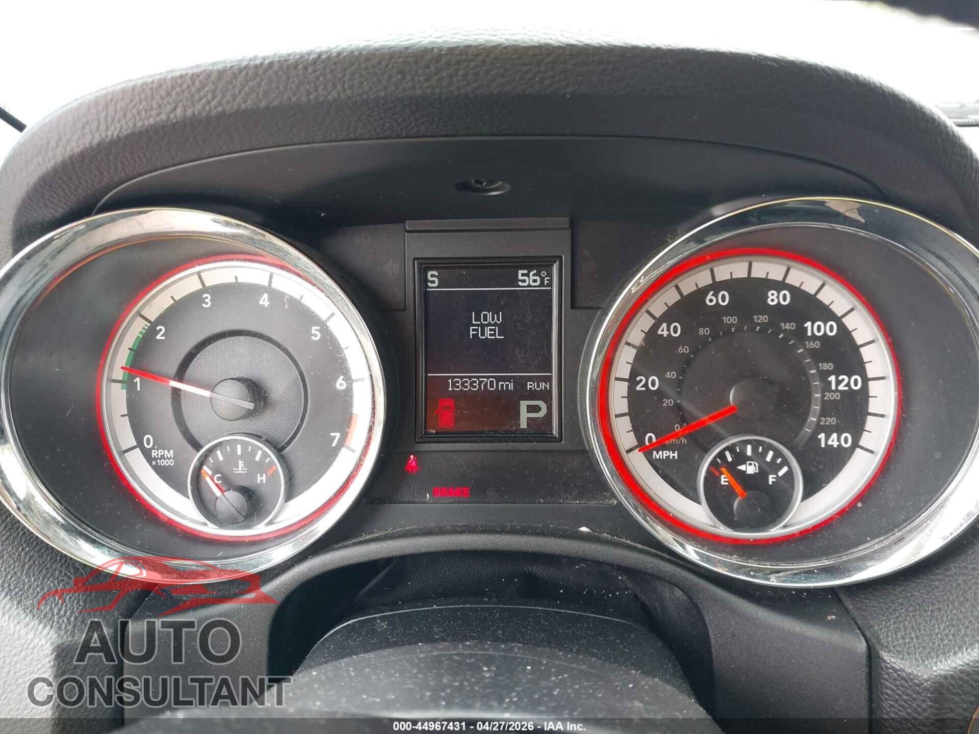 DODGE DURANGO 2013 - 1C4RDJDG7DC675762