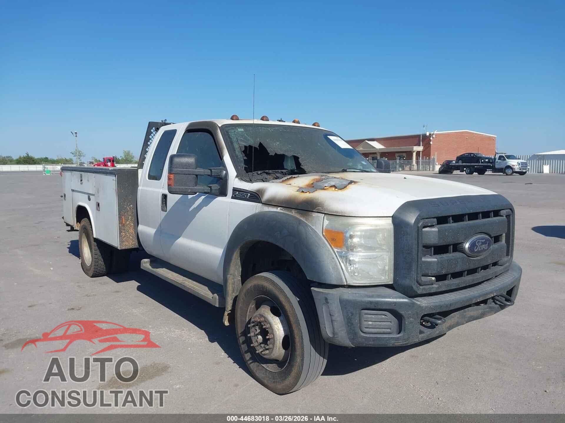 FORD F-450 CHASSIS 2012 - 1FD0X4GY8CEC73866