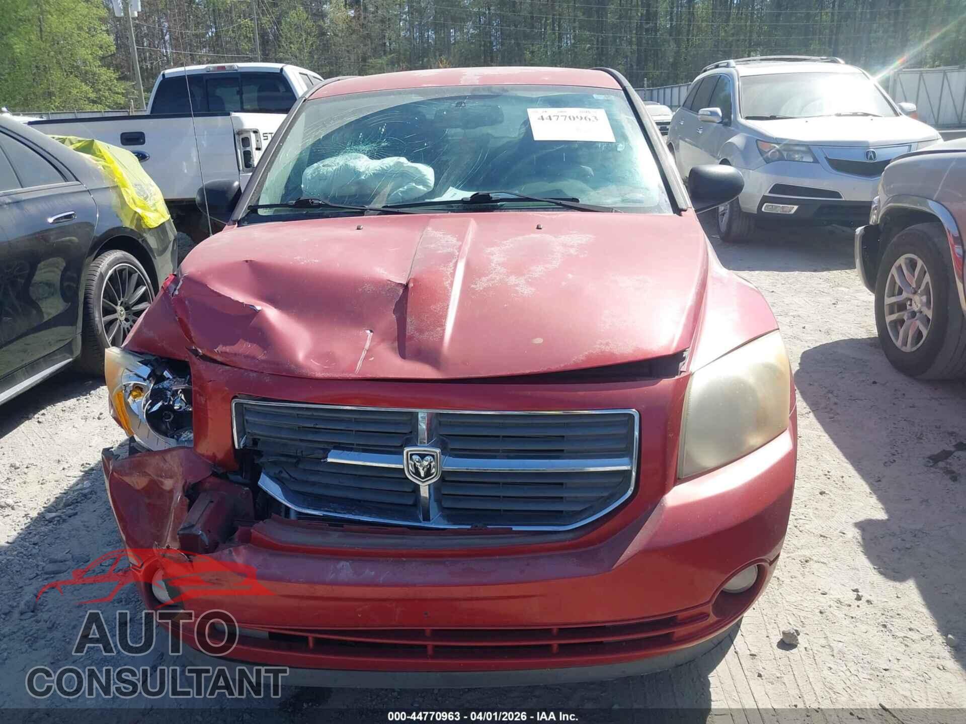 DODGE CALIBER 2012 - 1C3CDWEA6CD529346