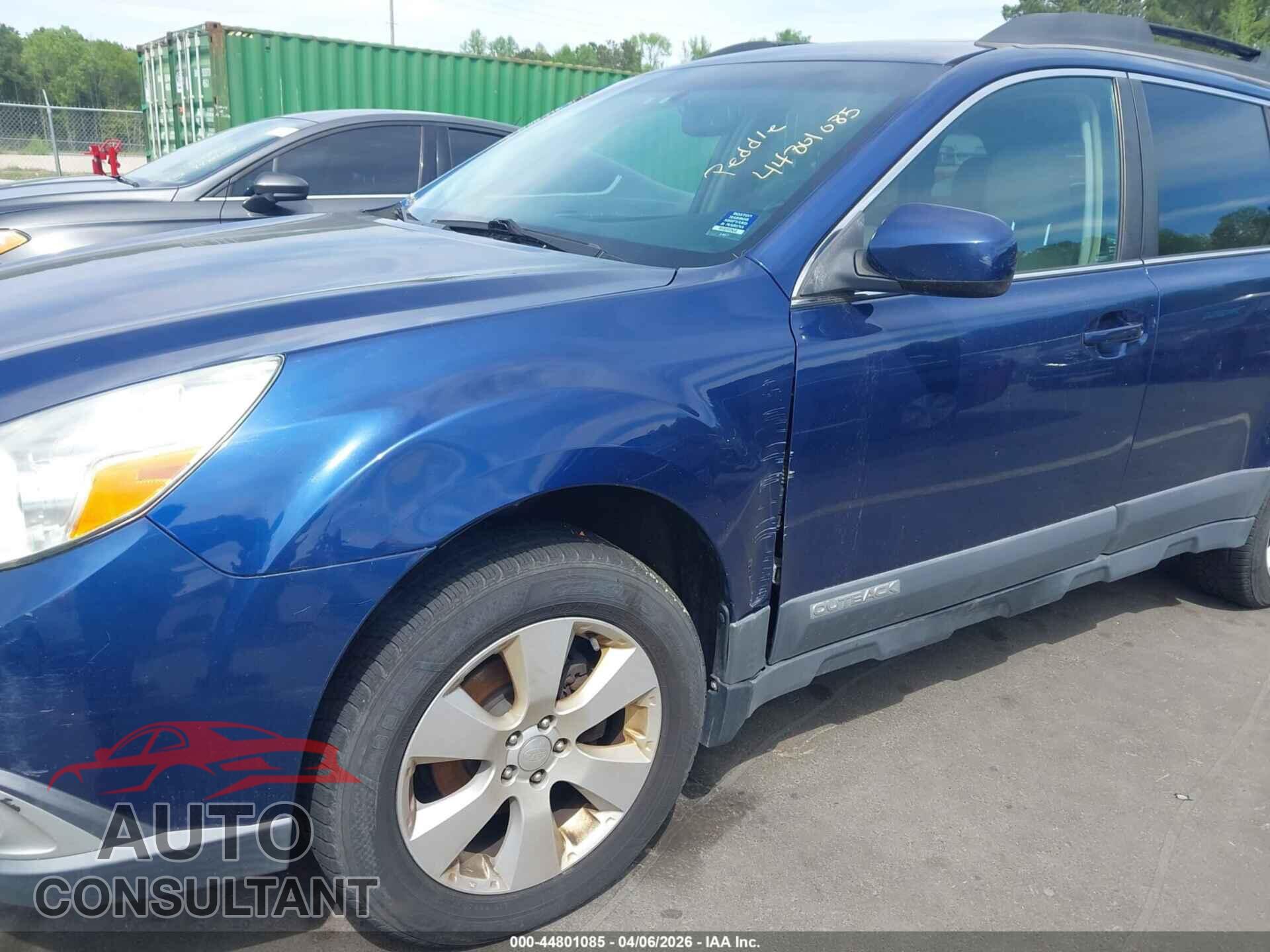 SUBARU OUTBACK 2011 - 4S4BRBLC2B3371030