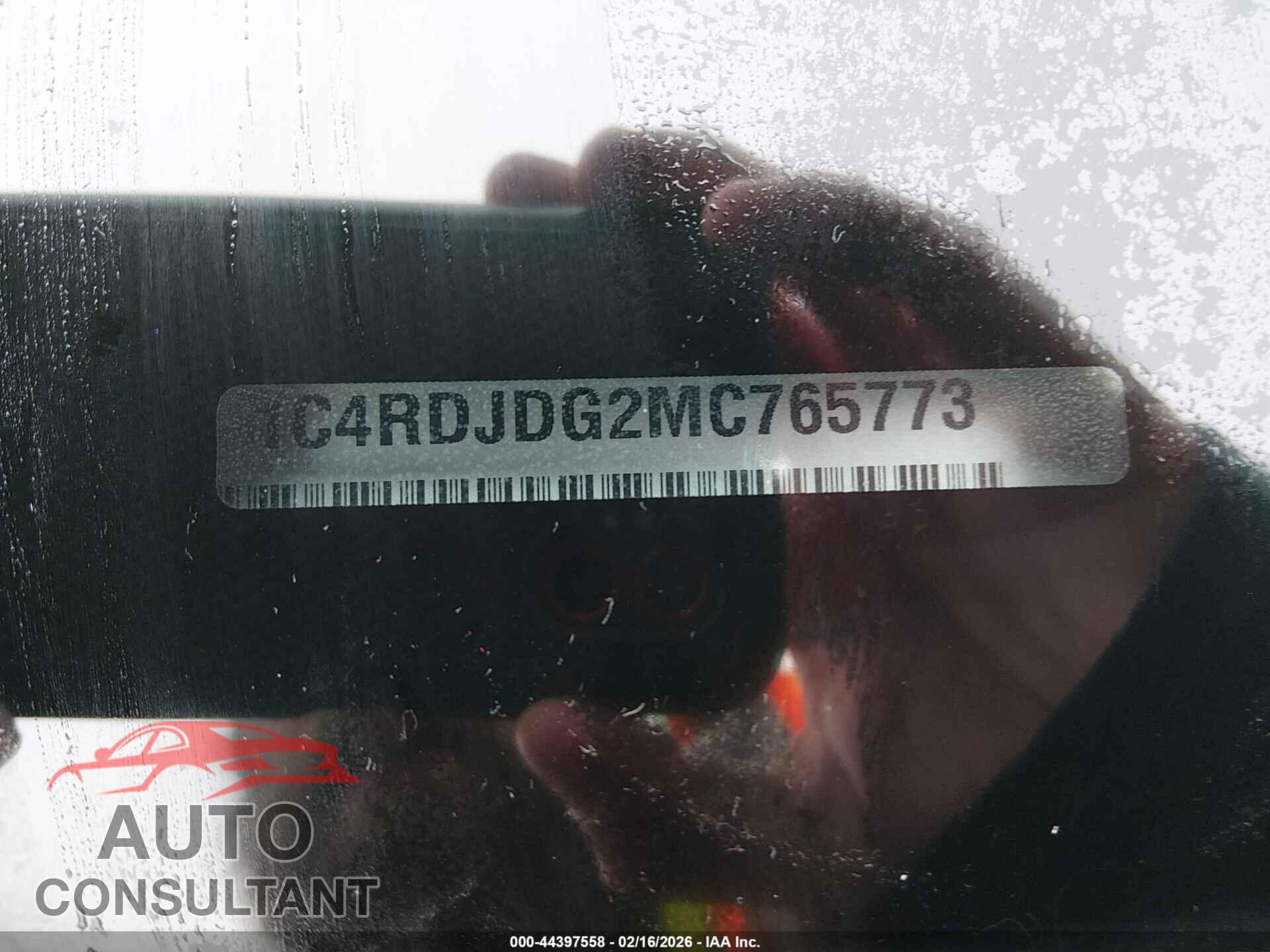 DODGE DURANGO 2021 - 1C4RDJDG2MC765773