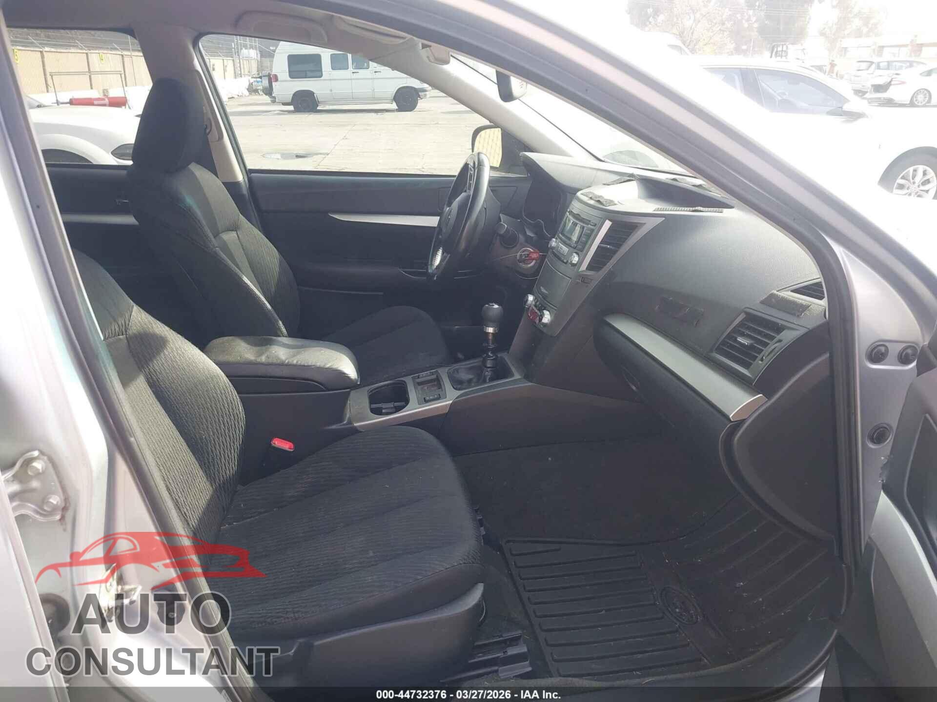 SUBARU OUTBACK 2012 - 4S4BRBCC7C1244254