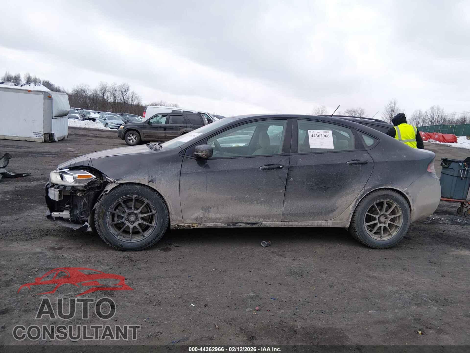 DODGE DART 2013 - 1C3CDFBA9DD209749