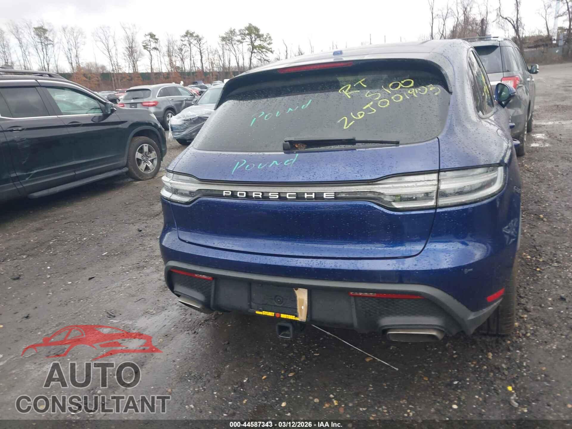PORSCHE MACAN 2022 - WP1AA2A59NLB07401
