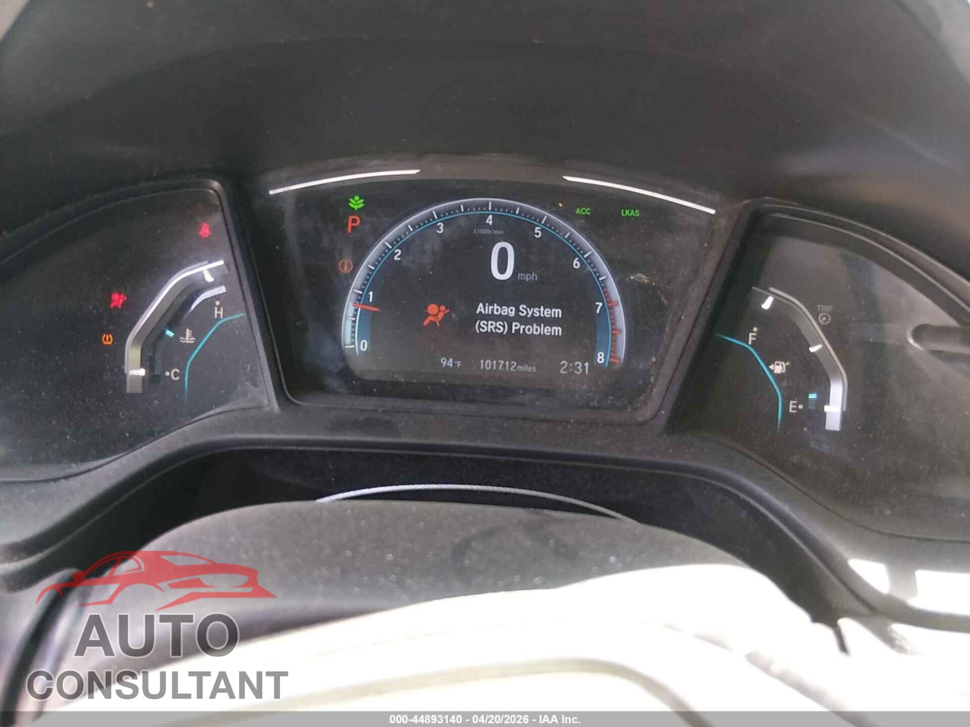 HONDA CIVIC 2019 - 19XFC2F65KE038245