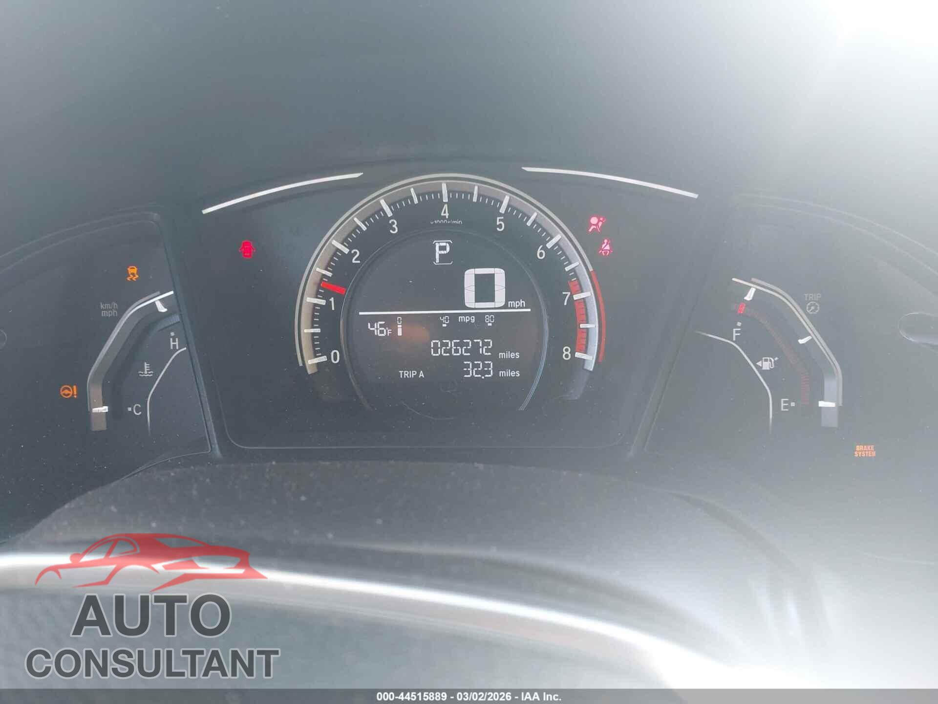 HONDA CIVIC 2017 - 2HGFC2F5XHH513460
