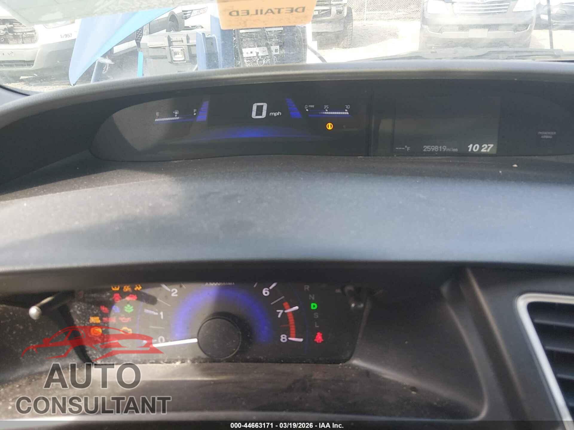 HONDA CIVIC 2014 - 19XFB2F5XEE035677