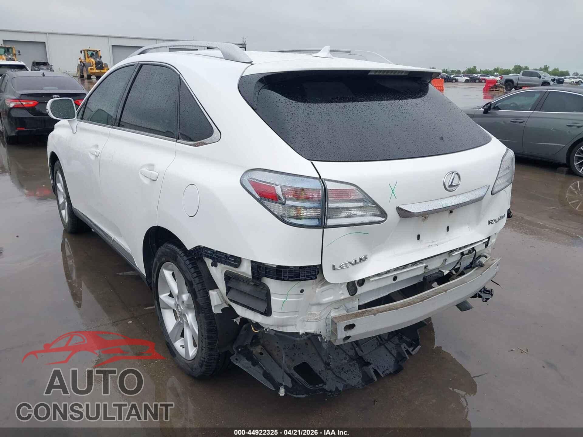 LEXUS RX 350 2010 - 2T2ZK1BA9AC037287