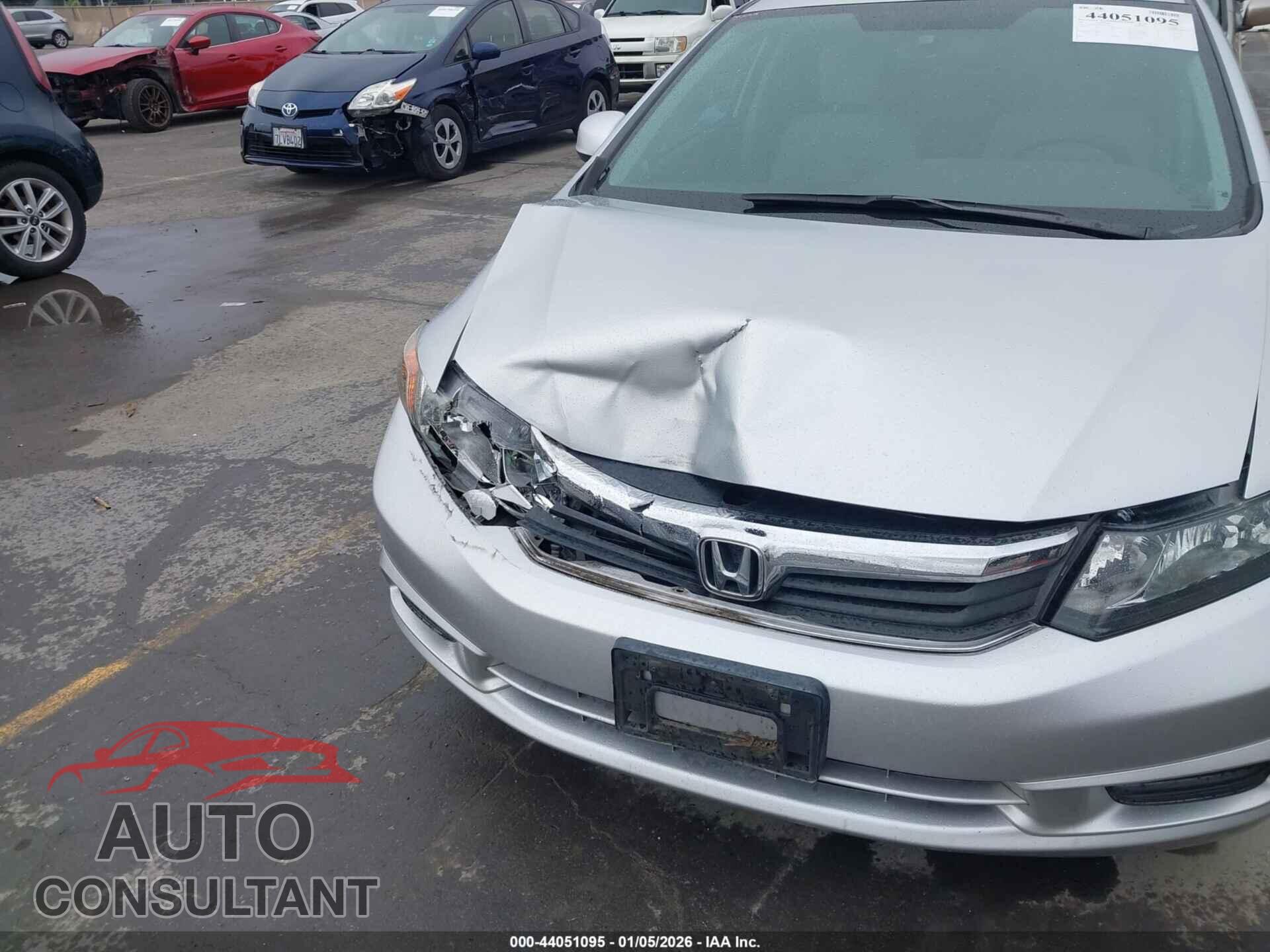 HONDA CIVIC 2012 - 2HGFB2F80CH511707