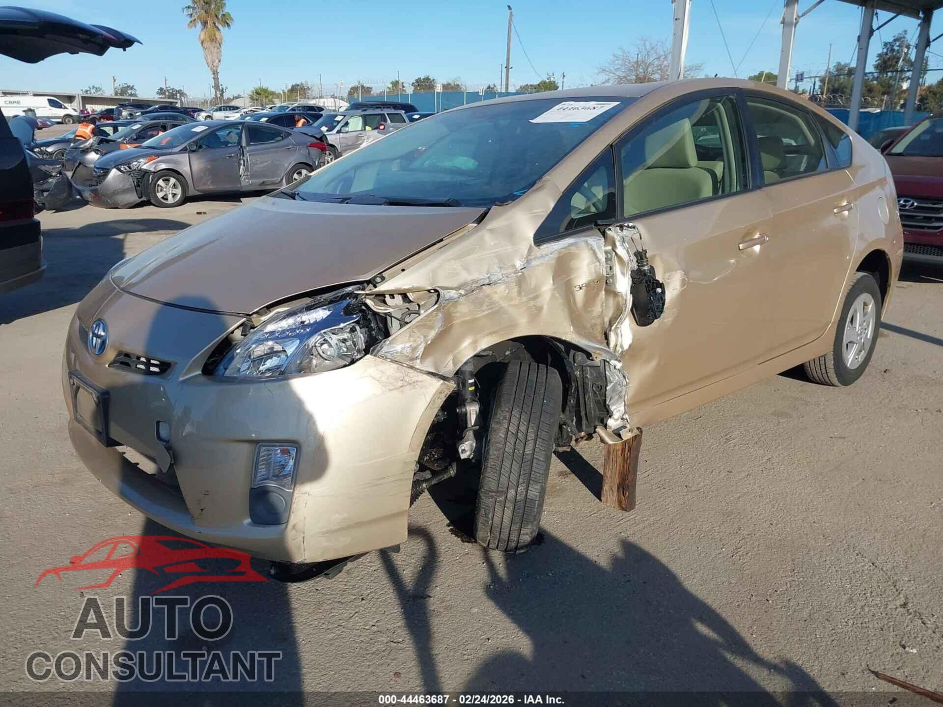 TOYOTA PRIUS 2011 - JTDKN3DU2B1382084