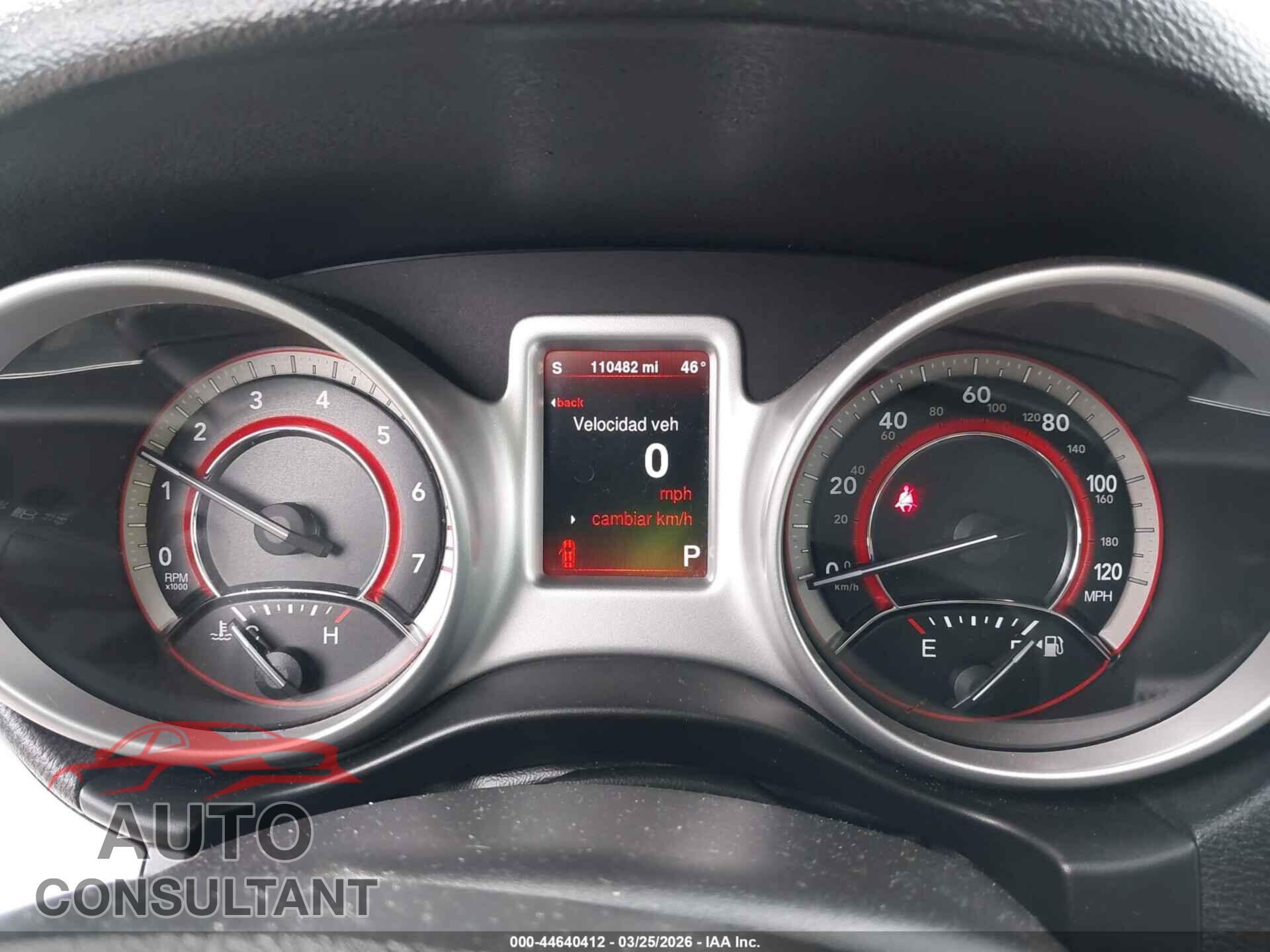 DODGE JOURNEY 2014 - 3C4PDCBB2ET247310