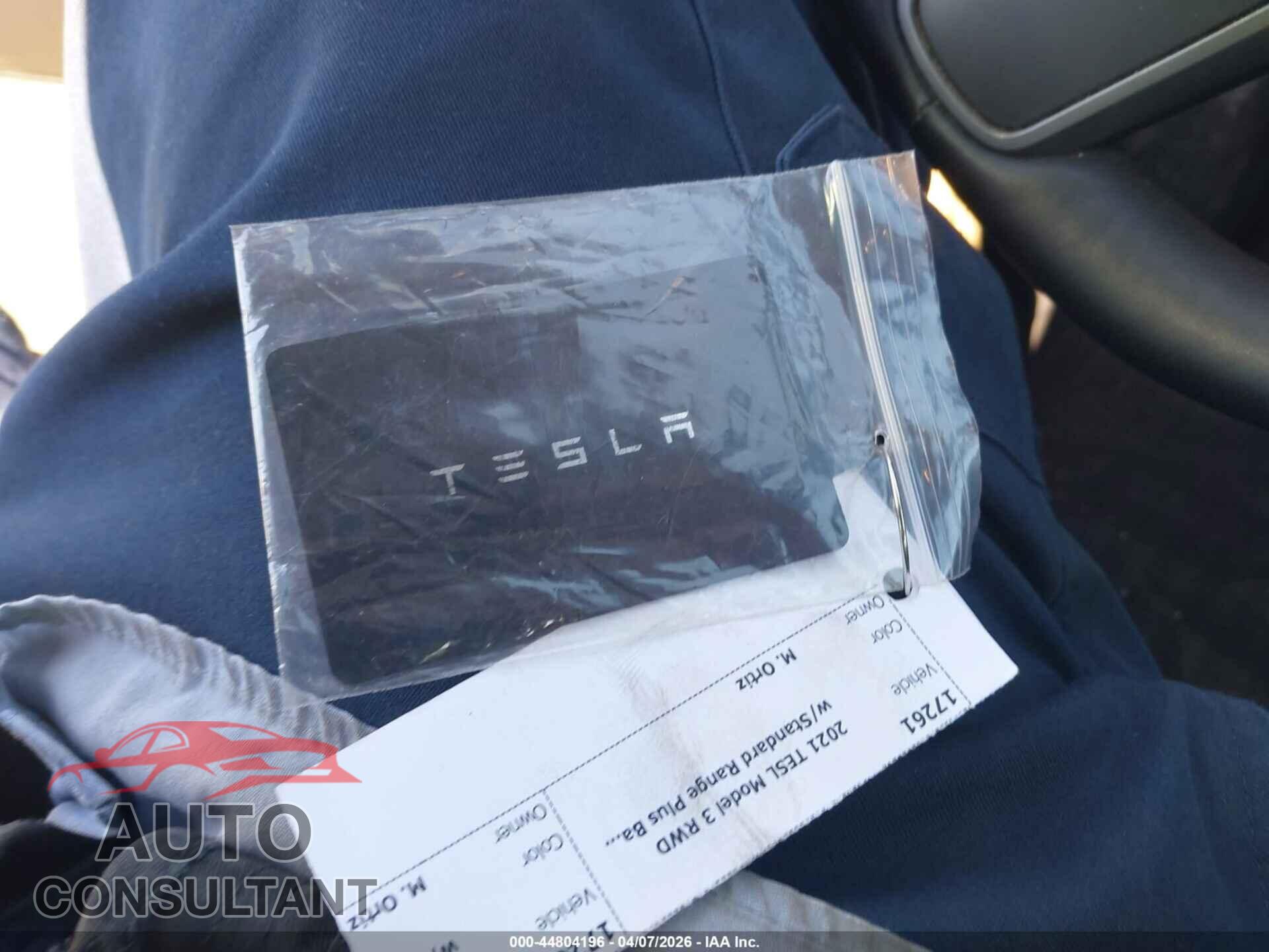 TESLA MODEL 3 2021 - 5YJ3E1EAXMF089637