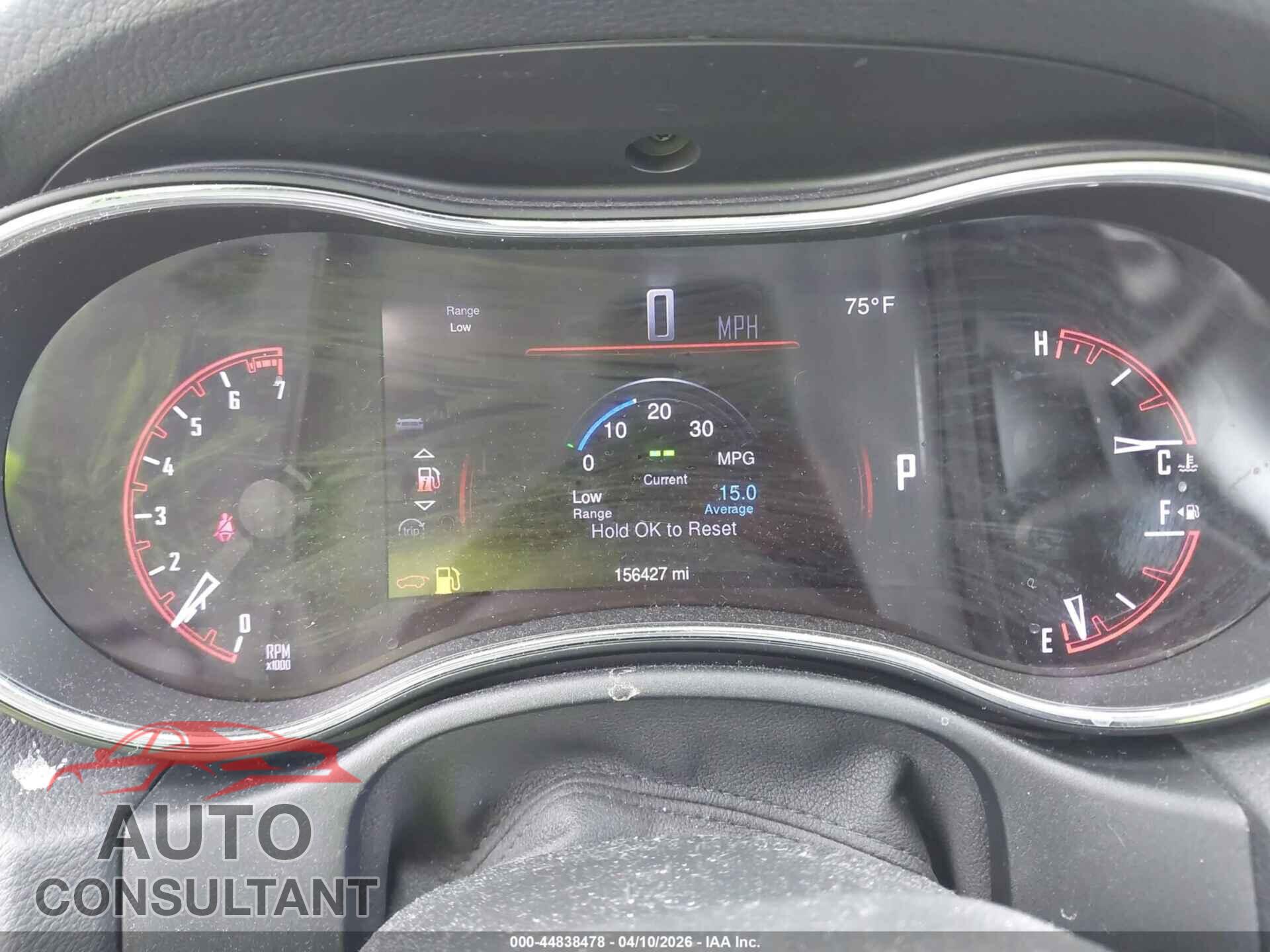 DODGE DURANGO 2015 - 1C4RDJAG9FC133375