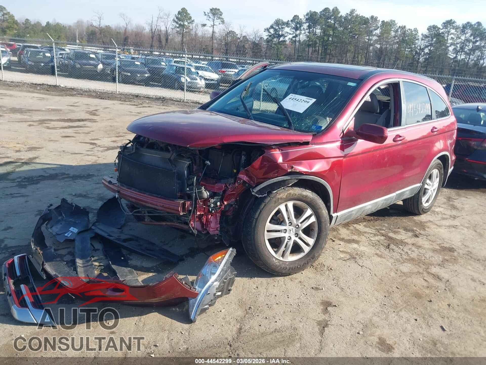 HONDA CR-V 2010 - 5J6RE3H70AL021551
