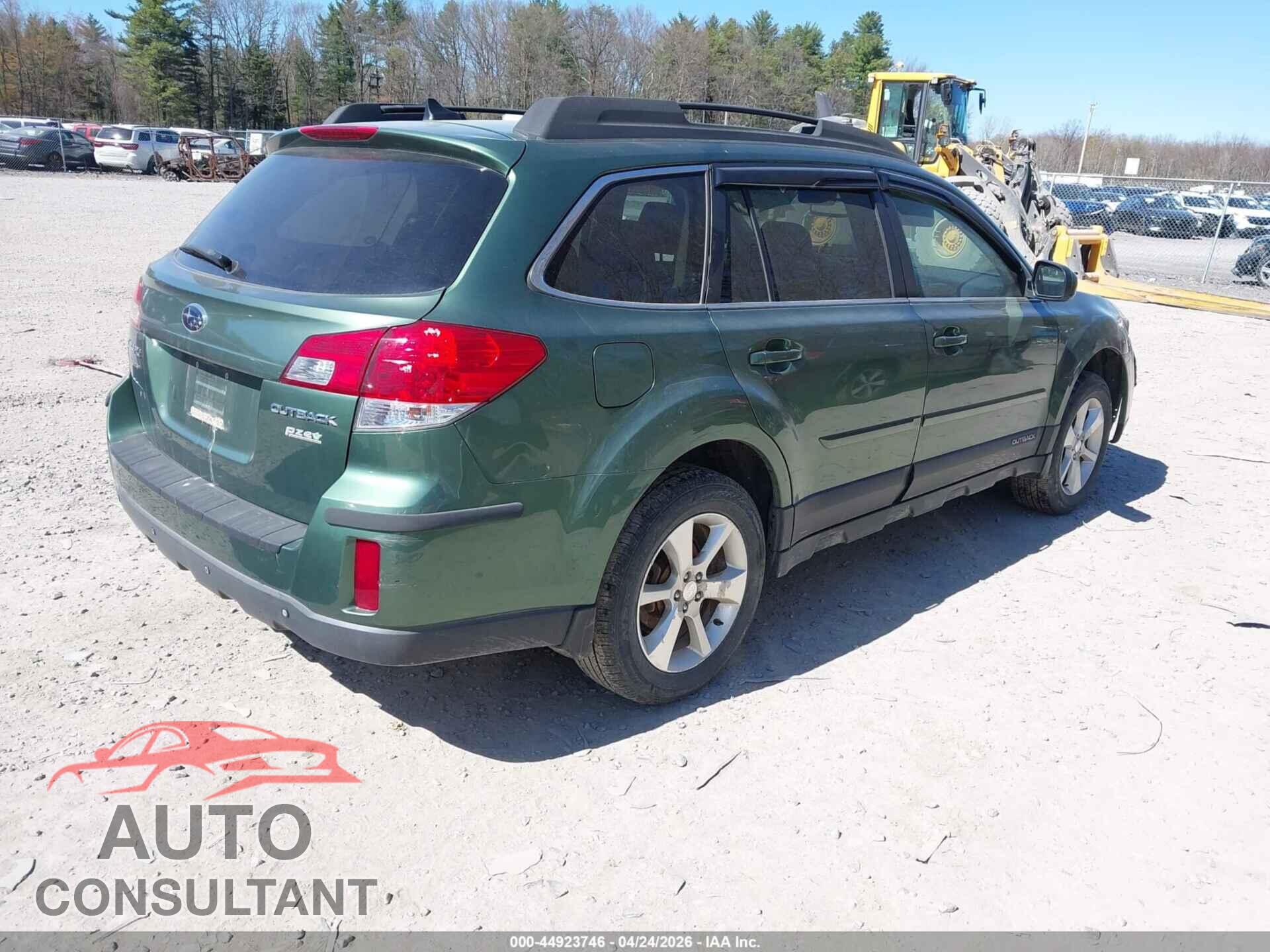 SUBARU OUTBACK 2013 - 4S4BRBLC3D3203187