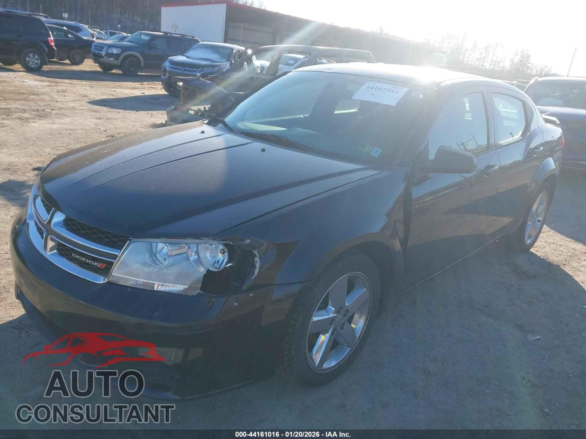 DODGE AVENGER 2012 - 1C3CDZAB0CN247178