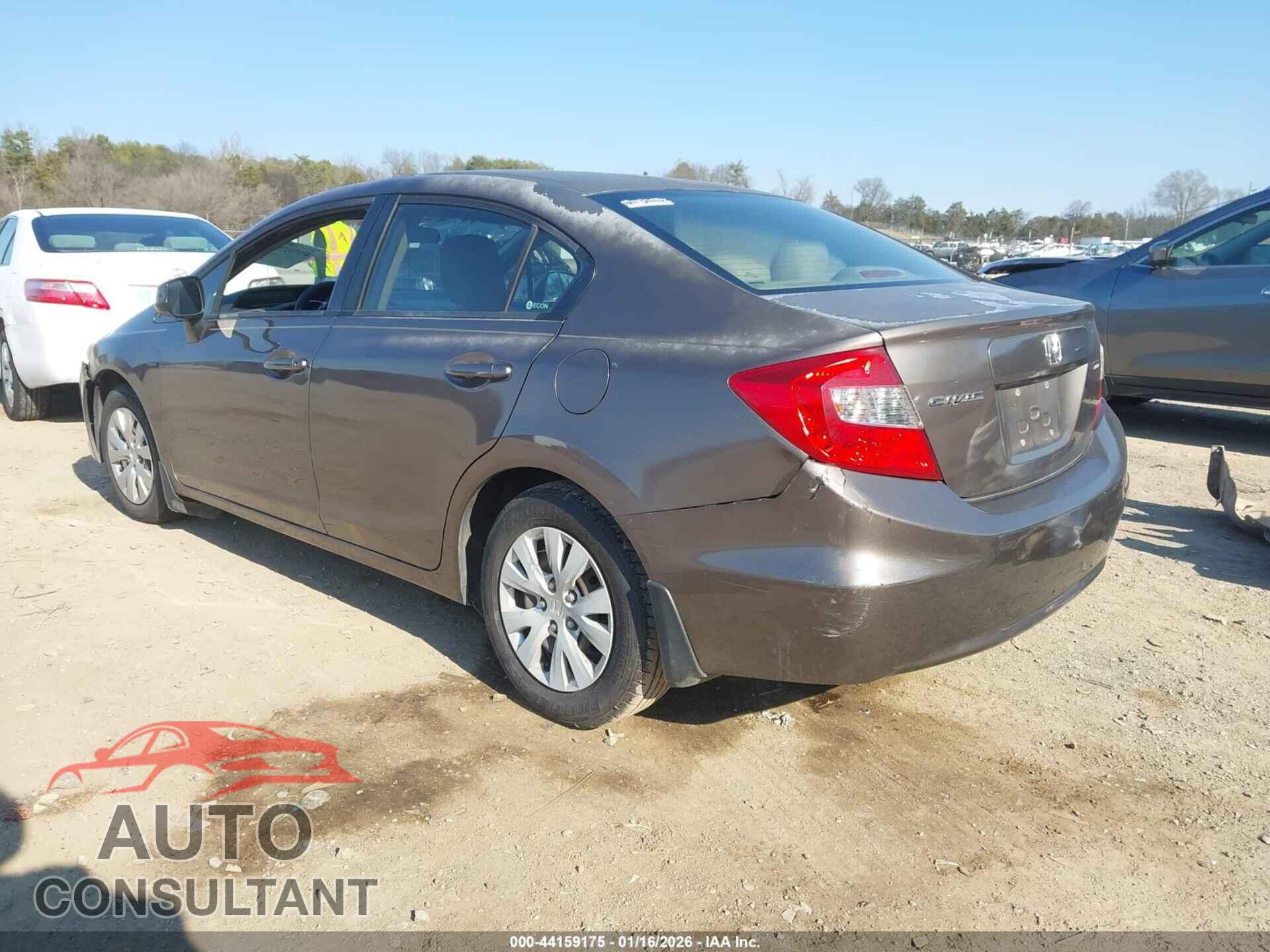 HONDA CIVIC 2012 - 2HGFB2F57CH543494