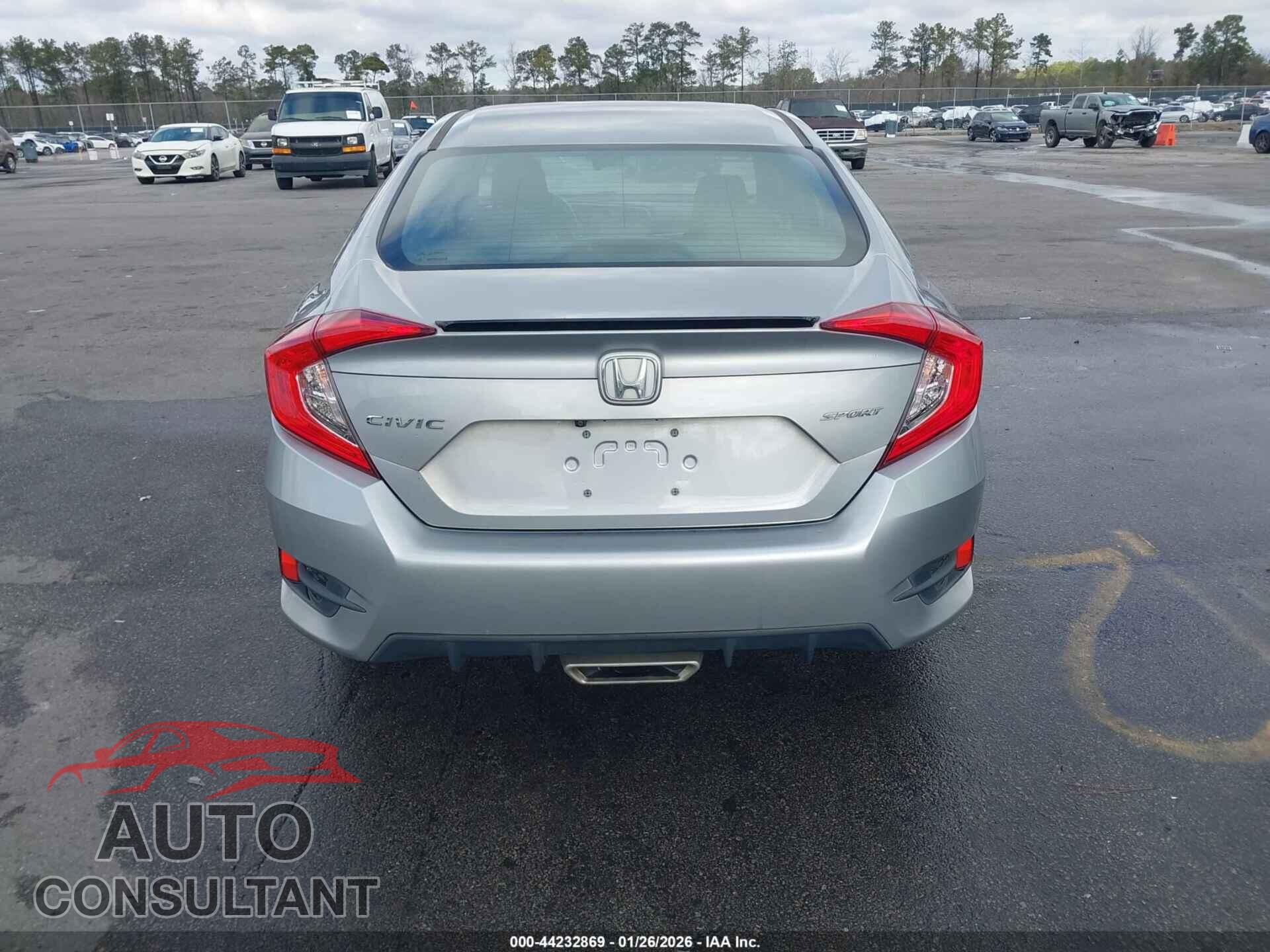 HONDA CIVIC 2019 - 2HGFC2F88KH604602