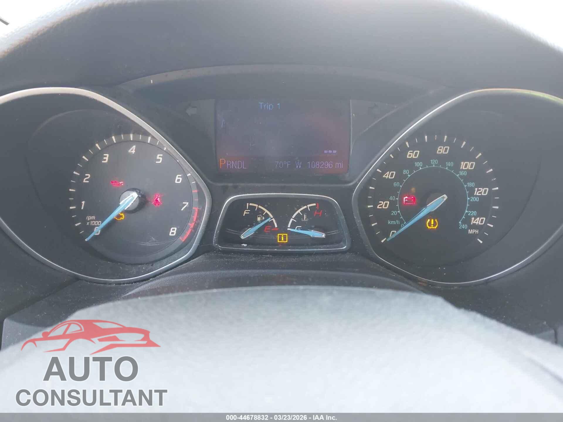 FORD FOCUS 2013 - 1FADP3F29DL186638