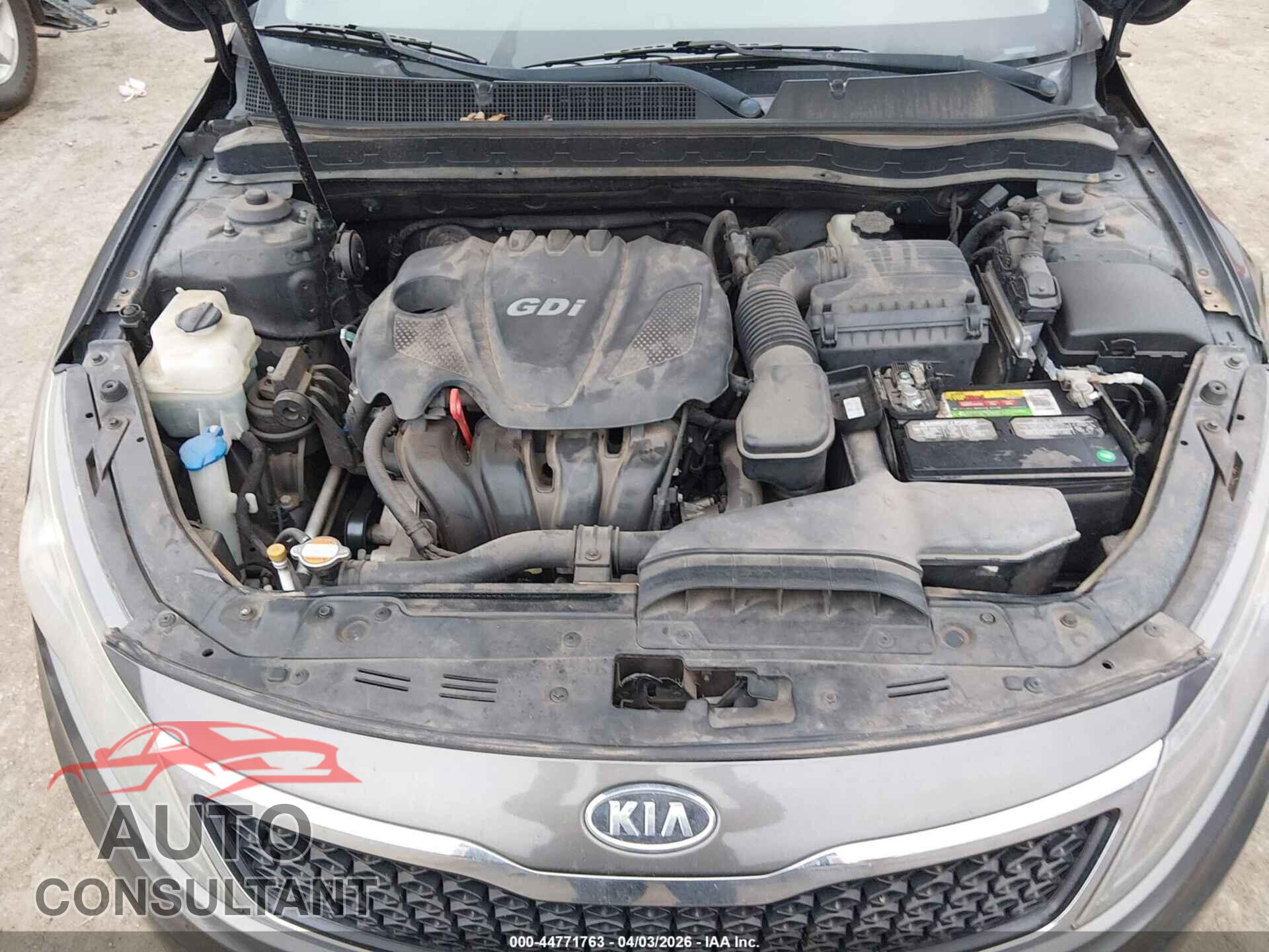 KIA OPTIMA 2011 - KNAGM4A73B5073338
