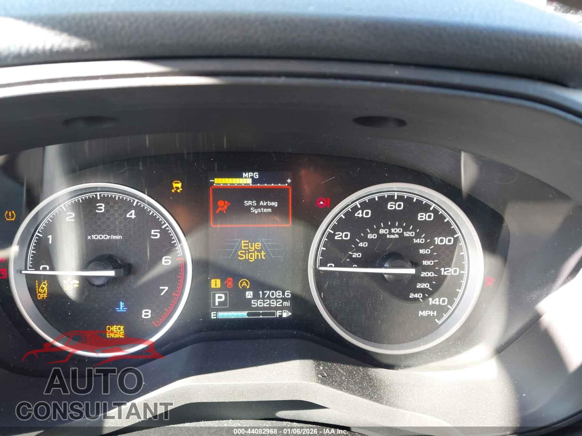 SUBARU FORESTER 2019 - JF2SKAEC9KH487281