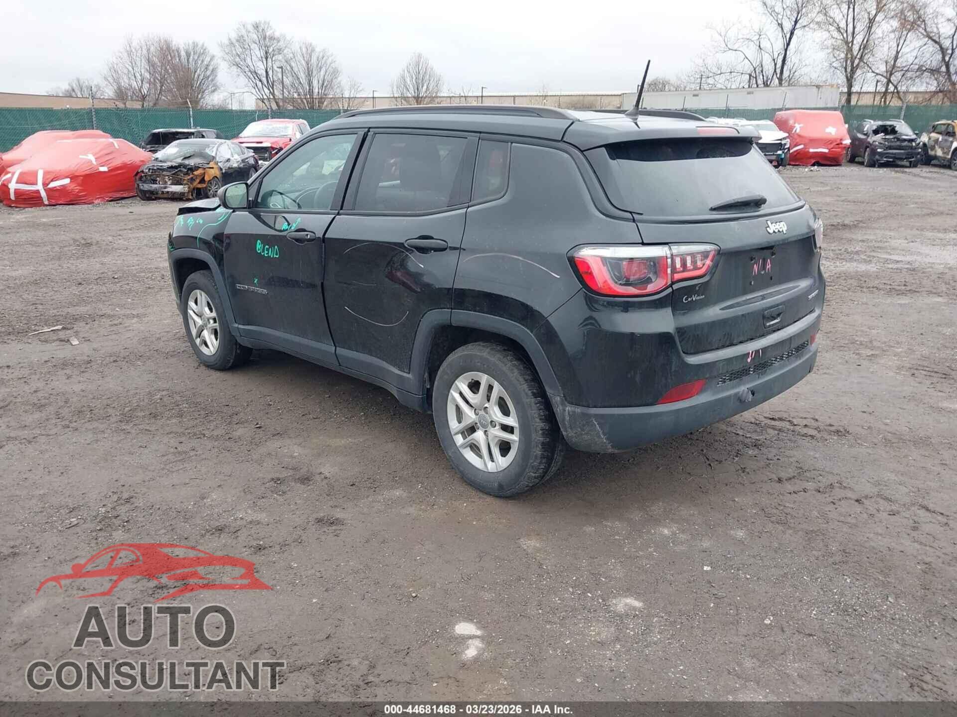JEEP NEW COMPASS 2017 - 3C4NJCAB3HT682021