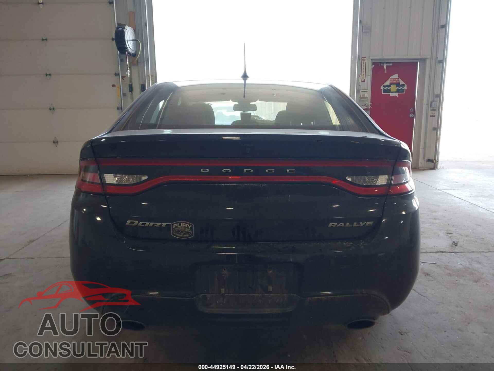 DODGE DART 2015 - 1C3CDFBB6FD238363