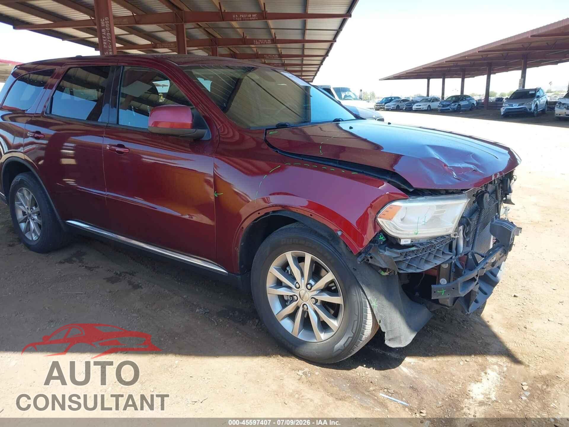 DODGE DURANGO 2017 - 1C4RDHAG6HC798634
