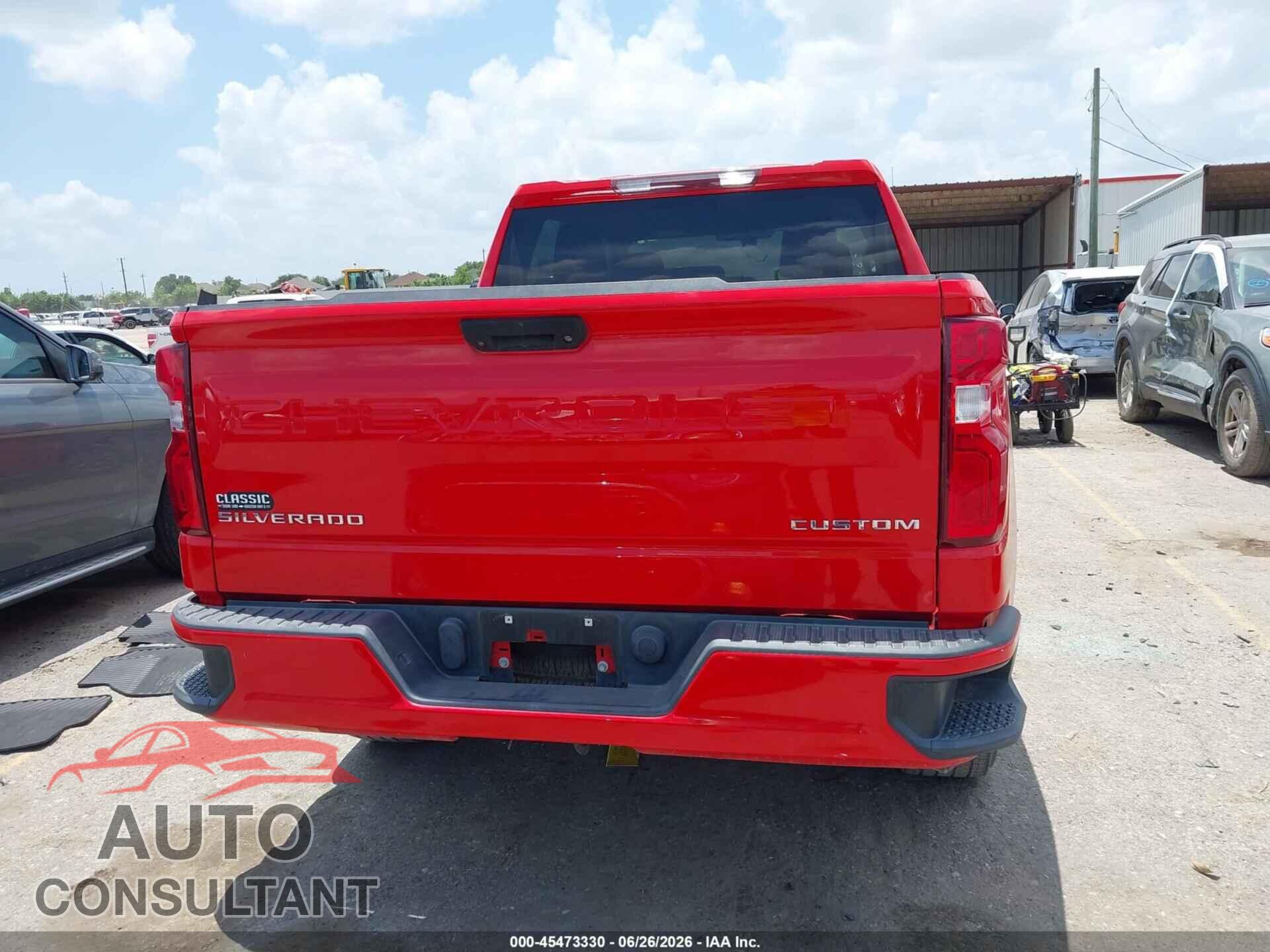 CHEVROLET SILVERADO 1500 2020 - 3GCPWBEH2LG405235