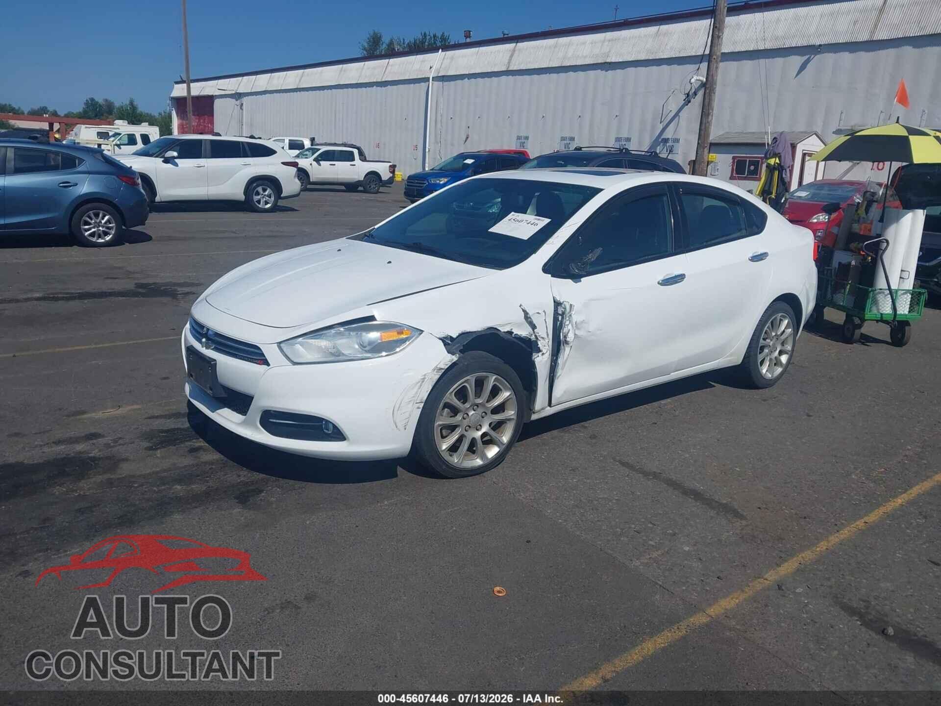 DODGE DART 2013 - 1C3CDFCH7DD323728